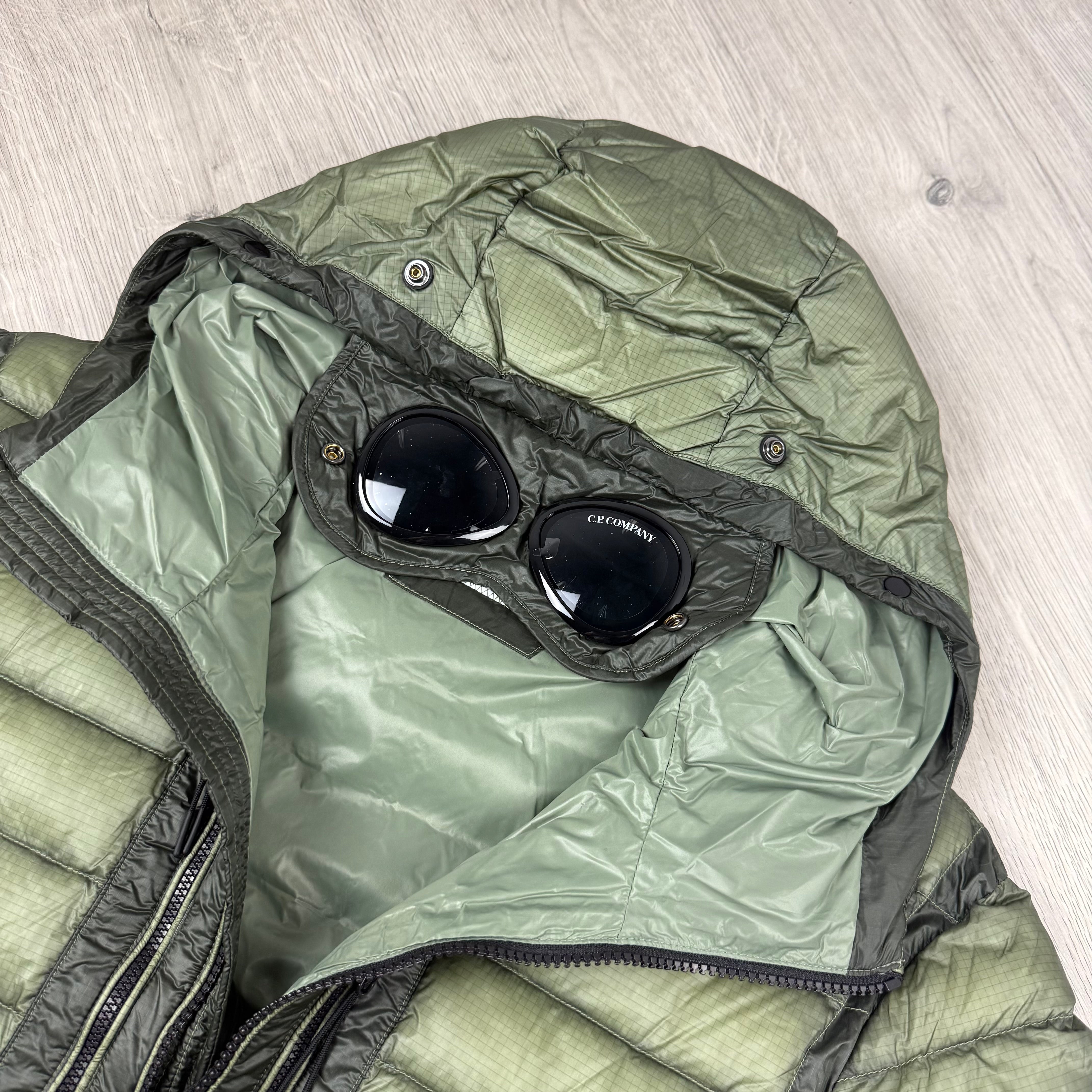 CP Company D.D. Goggle Jacket - Sea Grass