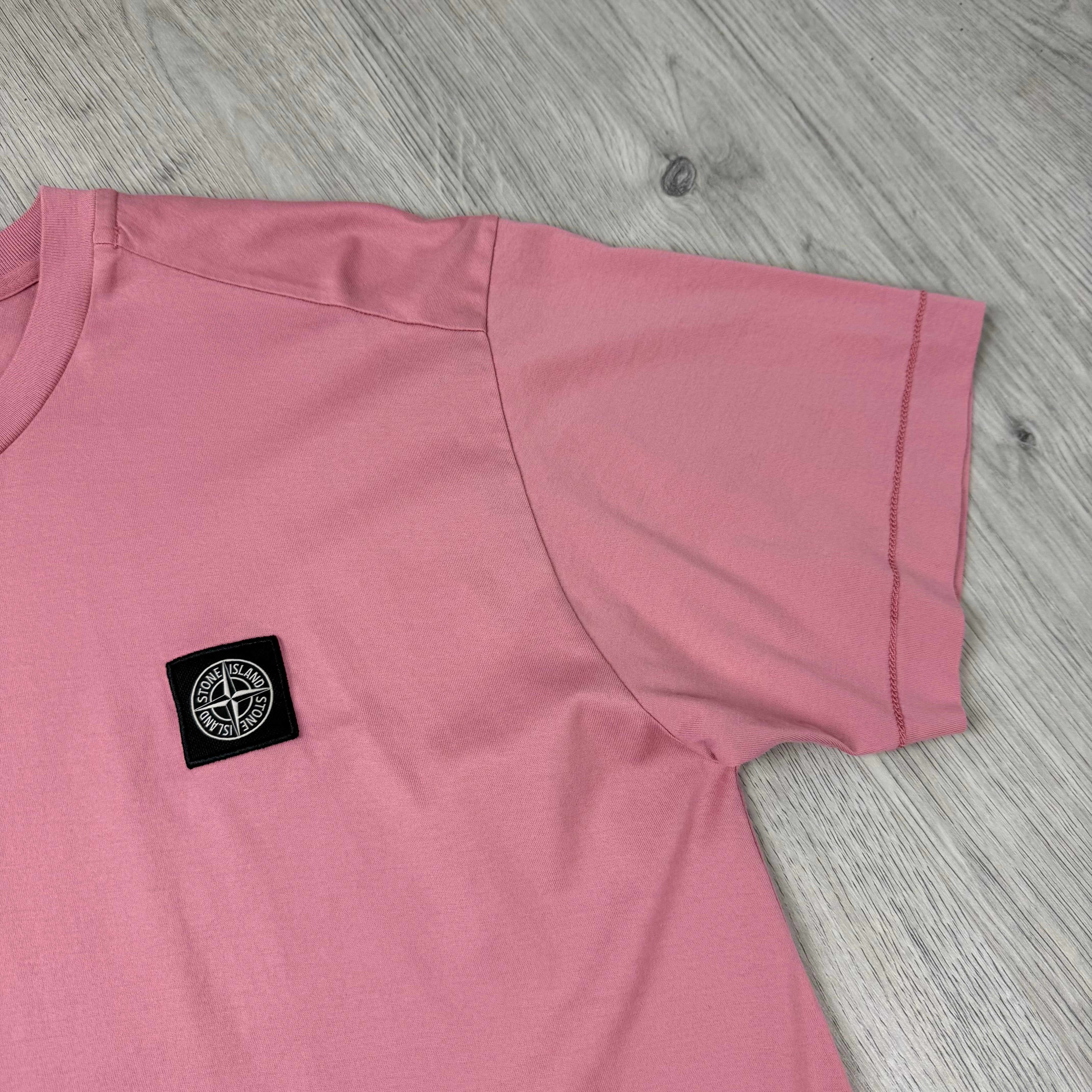 Stone Island Patch T-Shirt - Oleander