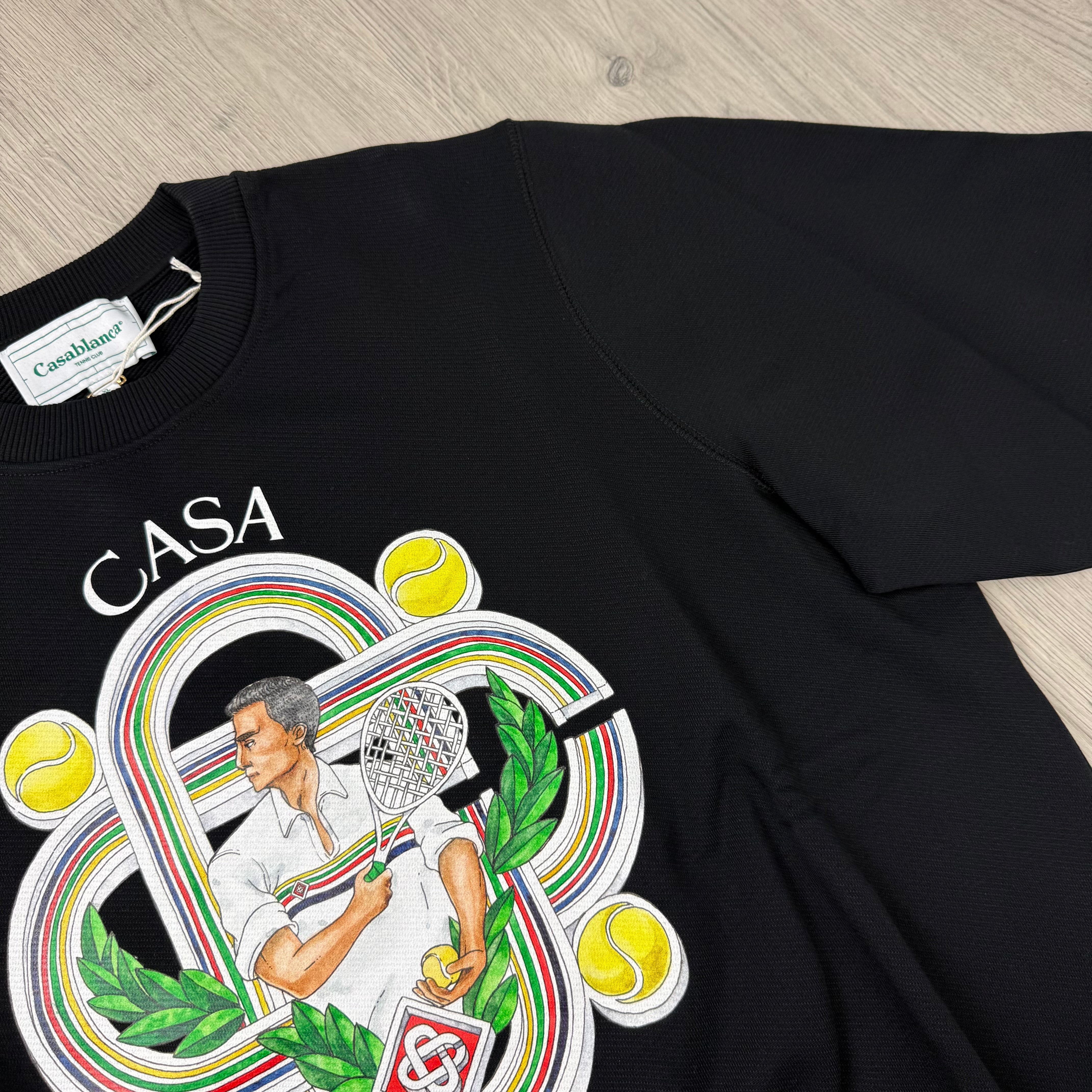 Casablanca 'Le Joueur' Sweatshirt - Black