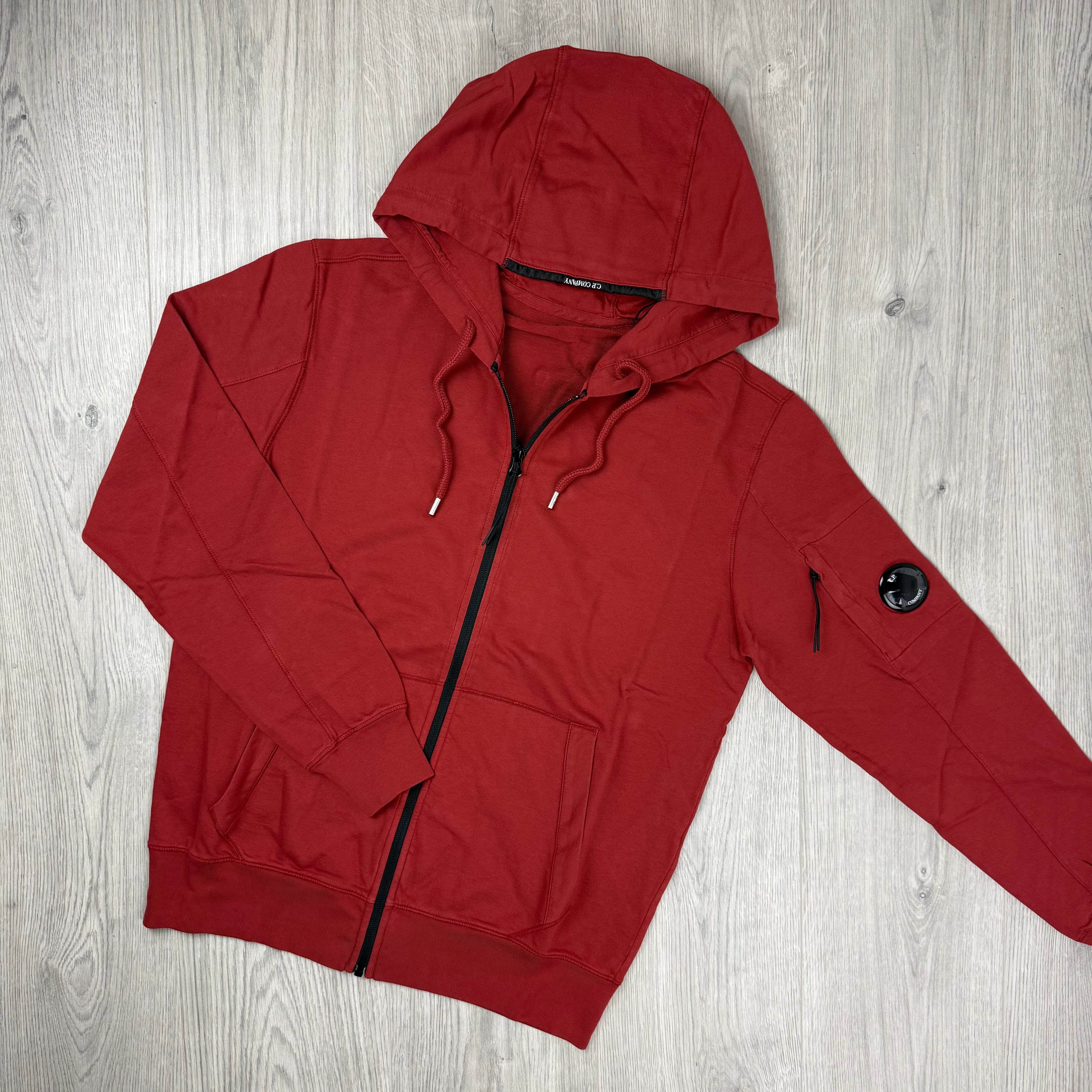 CP Company Zip Hoodie - Ketchup