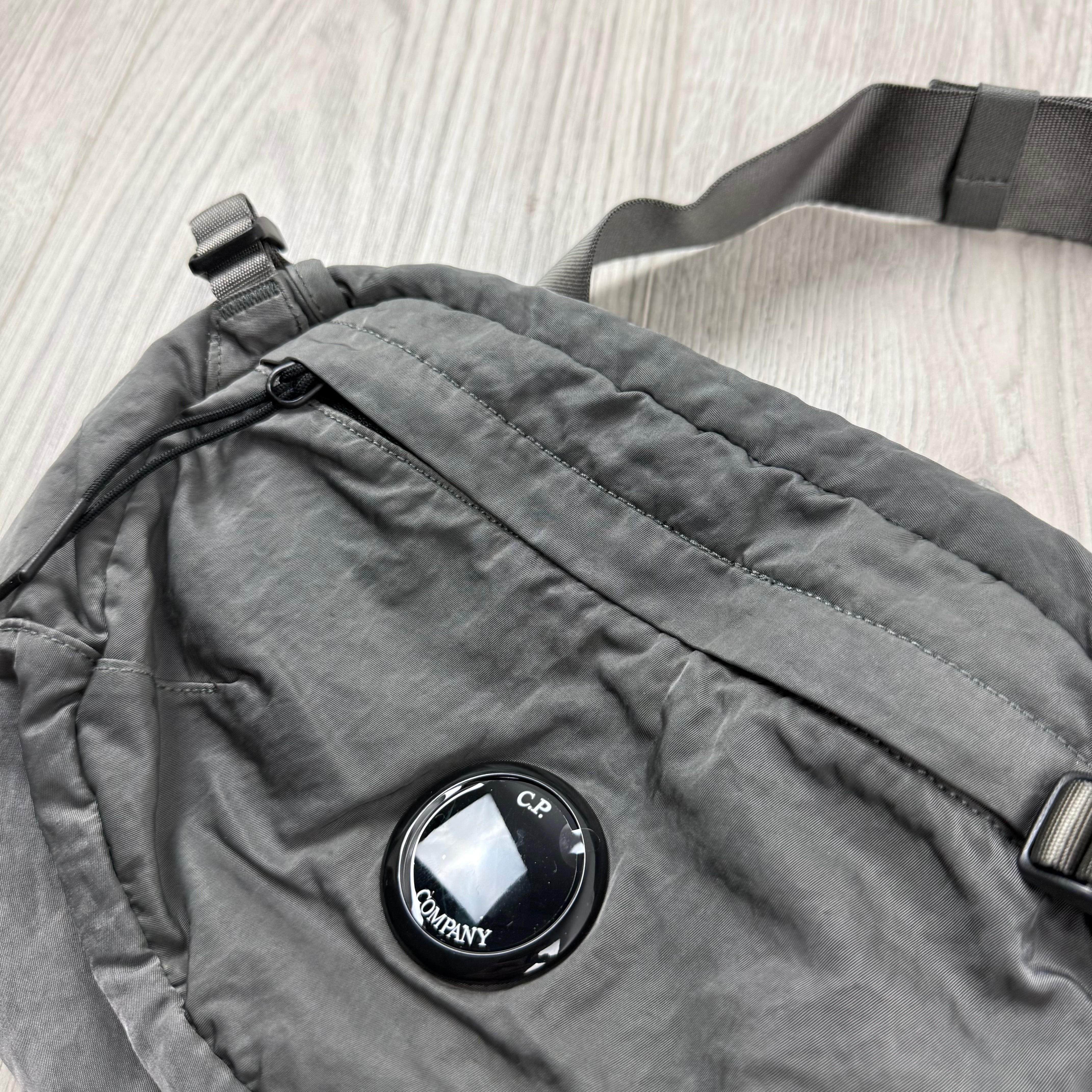 CP Company Zip Chrome Bag - Gunmetal