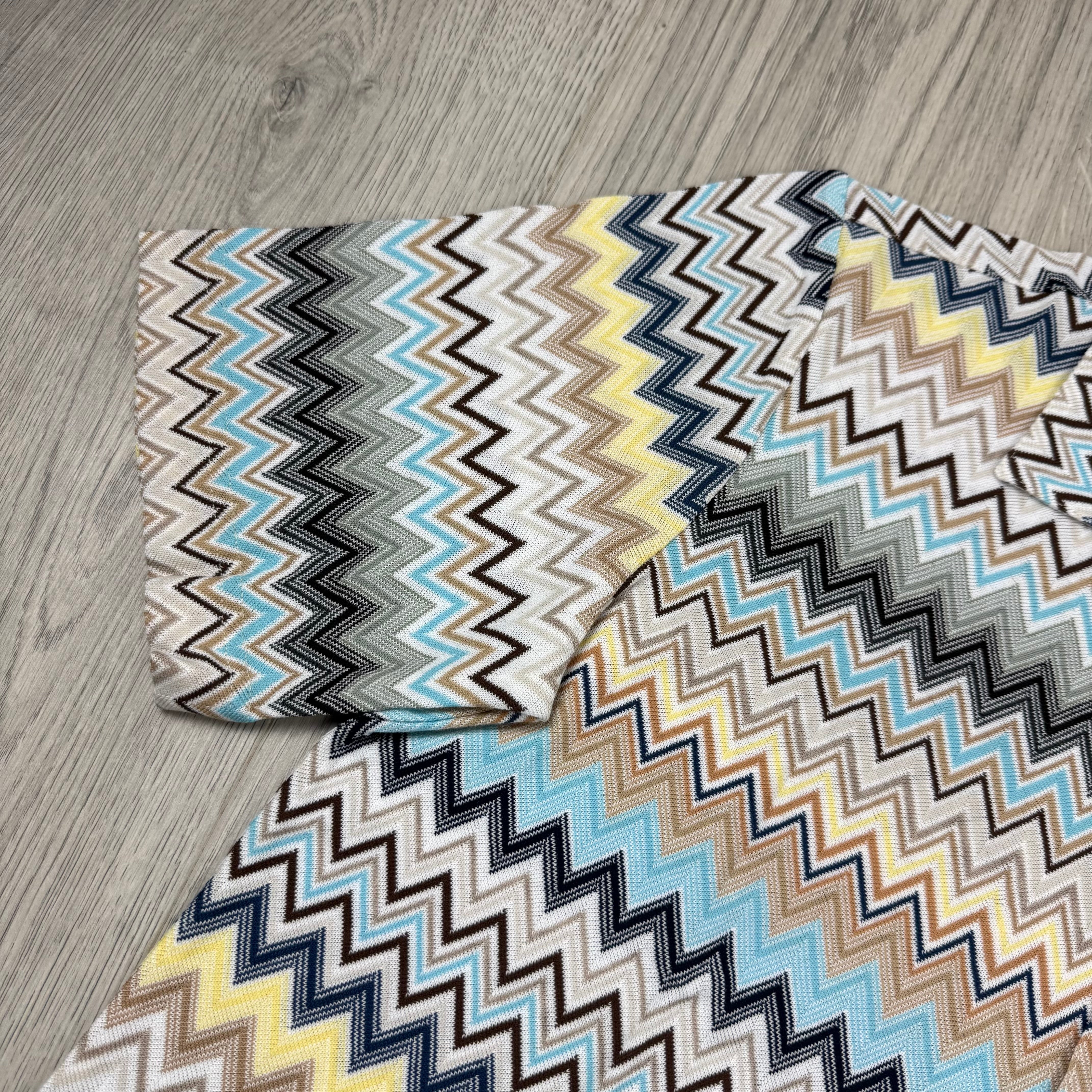 Missoni Chevron Bowling Shirt - Cream