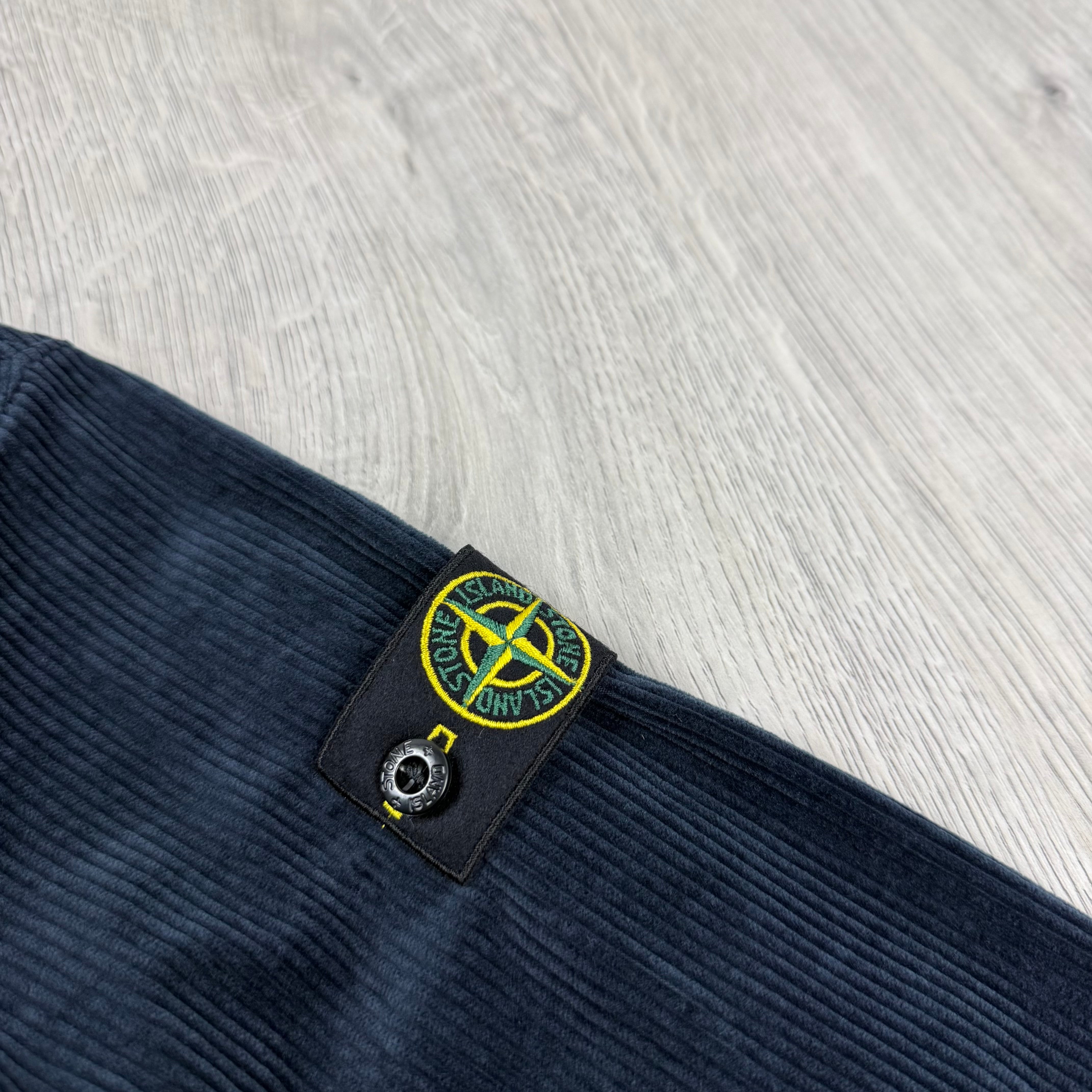 Stone Island Junior Corduroy Shirt - Navy