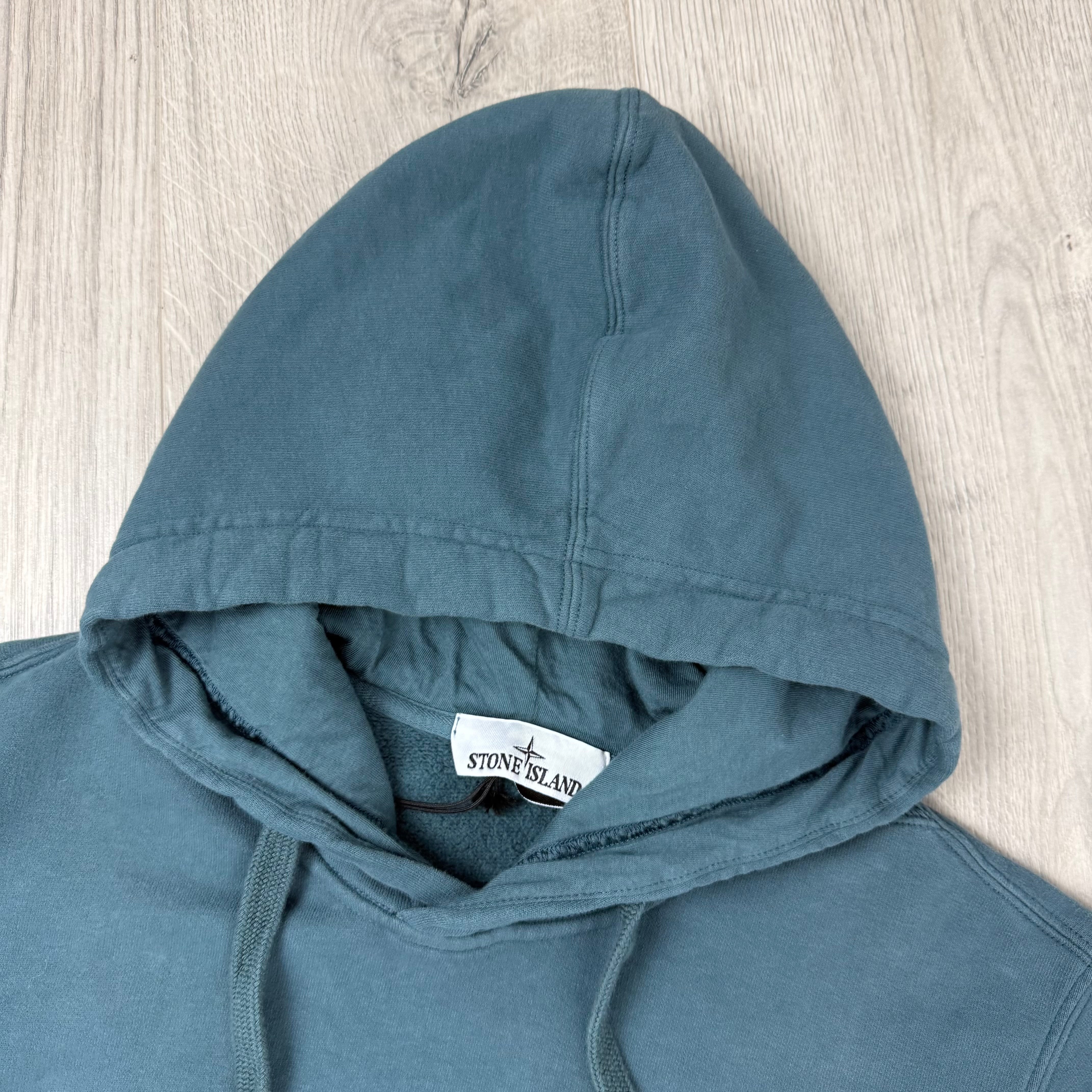 Stone Island Dyed Hoodie - Teal
