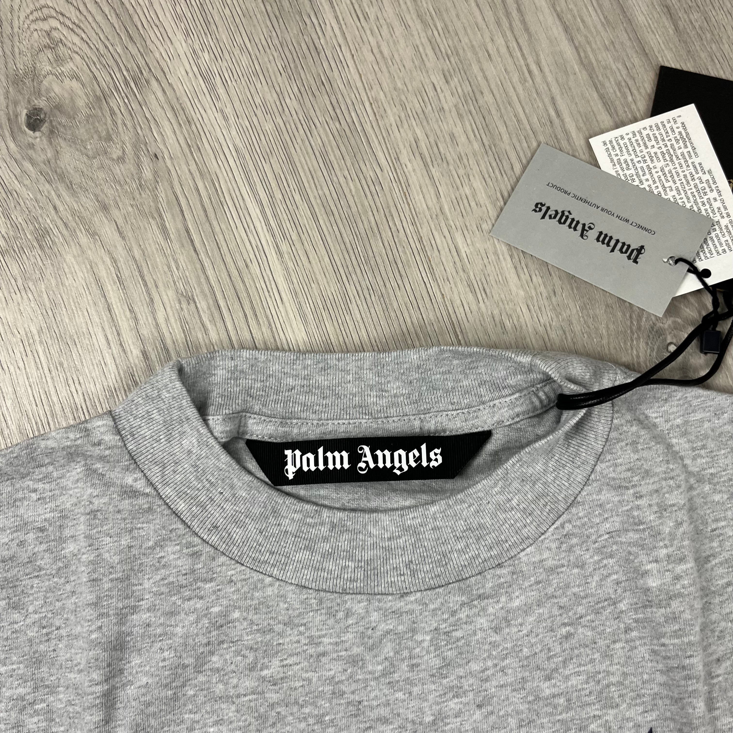 Palm Angels Racing Star T-Shirt - Grey