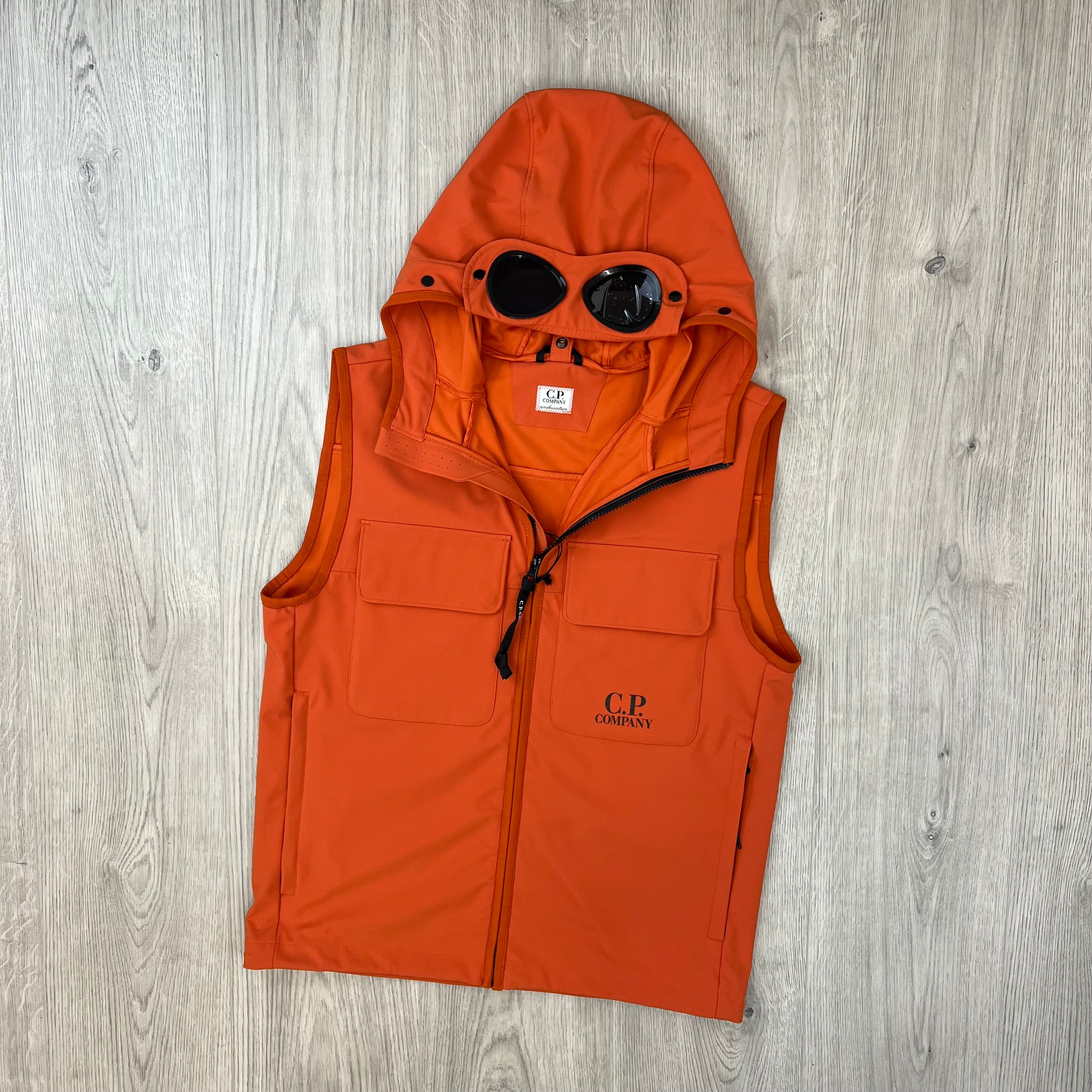 CP Company Junior Shell-R Gilet - Pumpkin