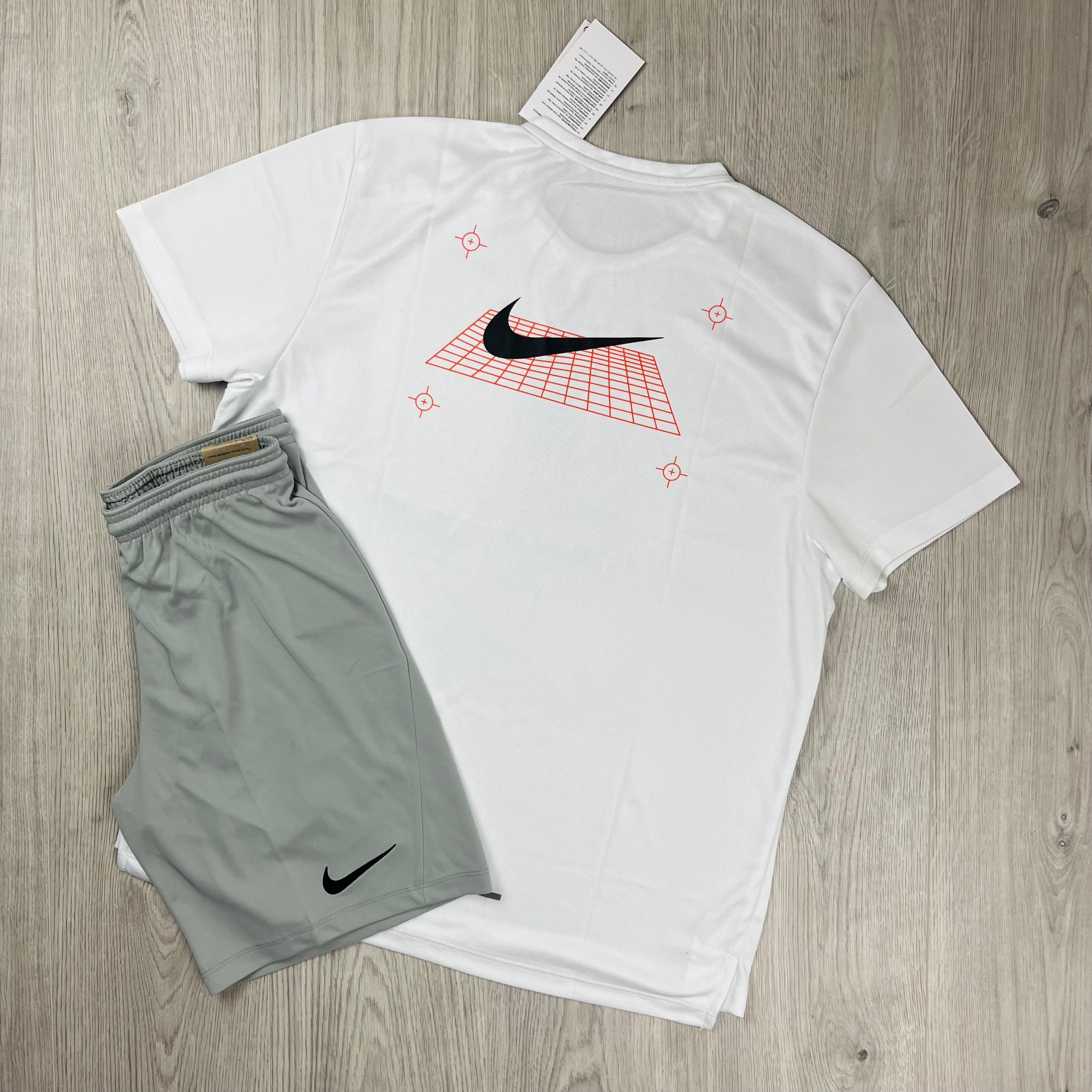 Nike Miler Set - White/Grey