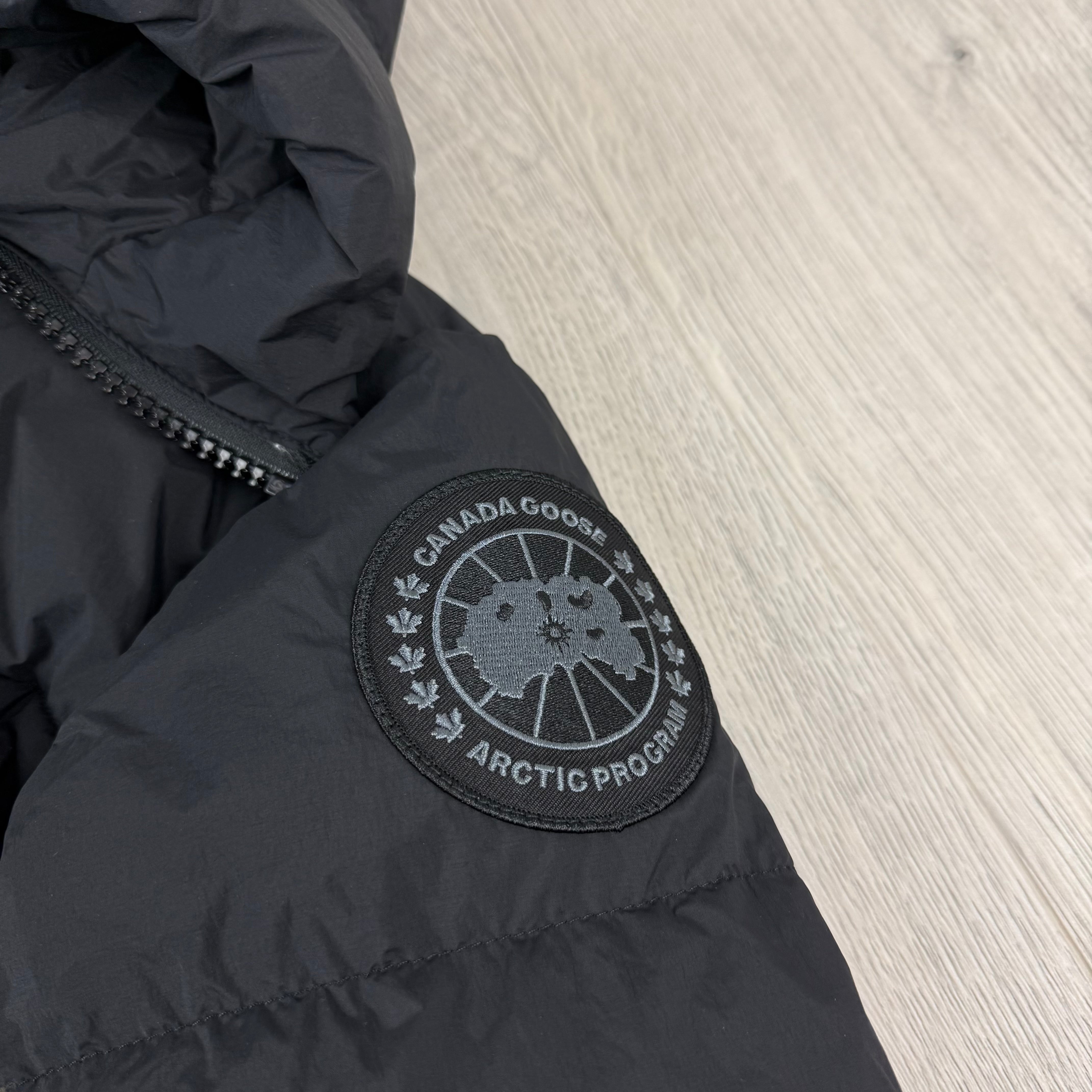 Men's Canada Goose 'Crofton' Puffer Jacket in Black. On sale at Open Attire.