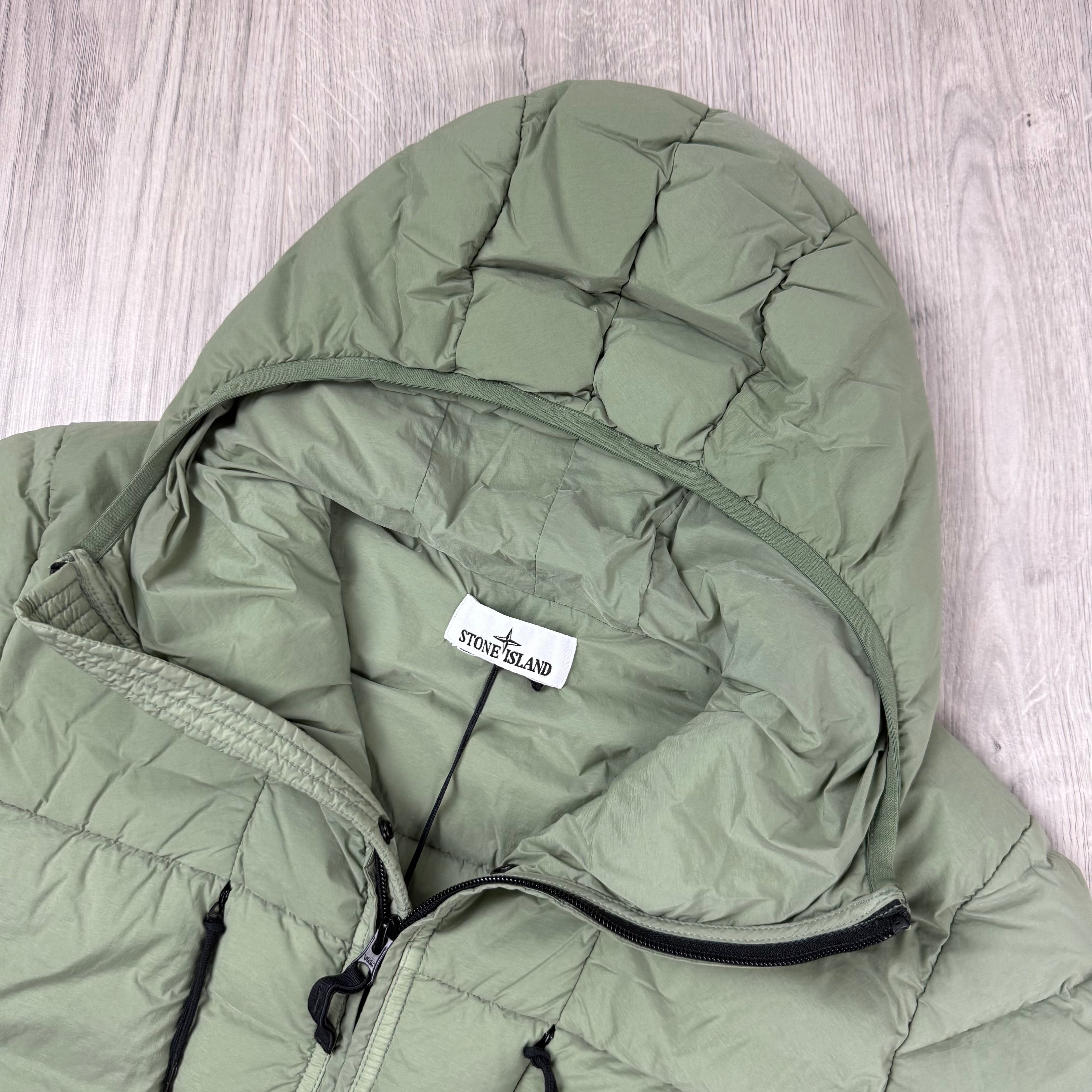 Stone Island Seamless Down Jacket - Sage