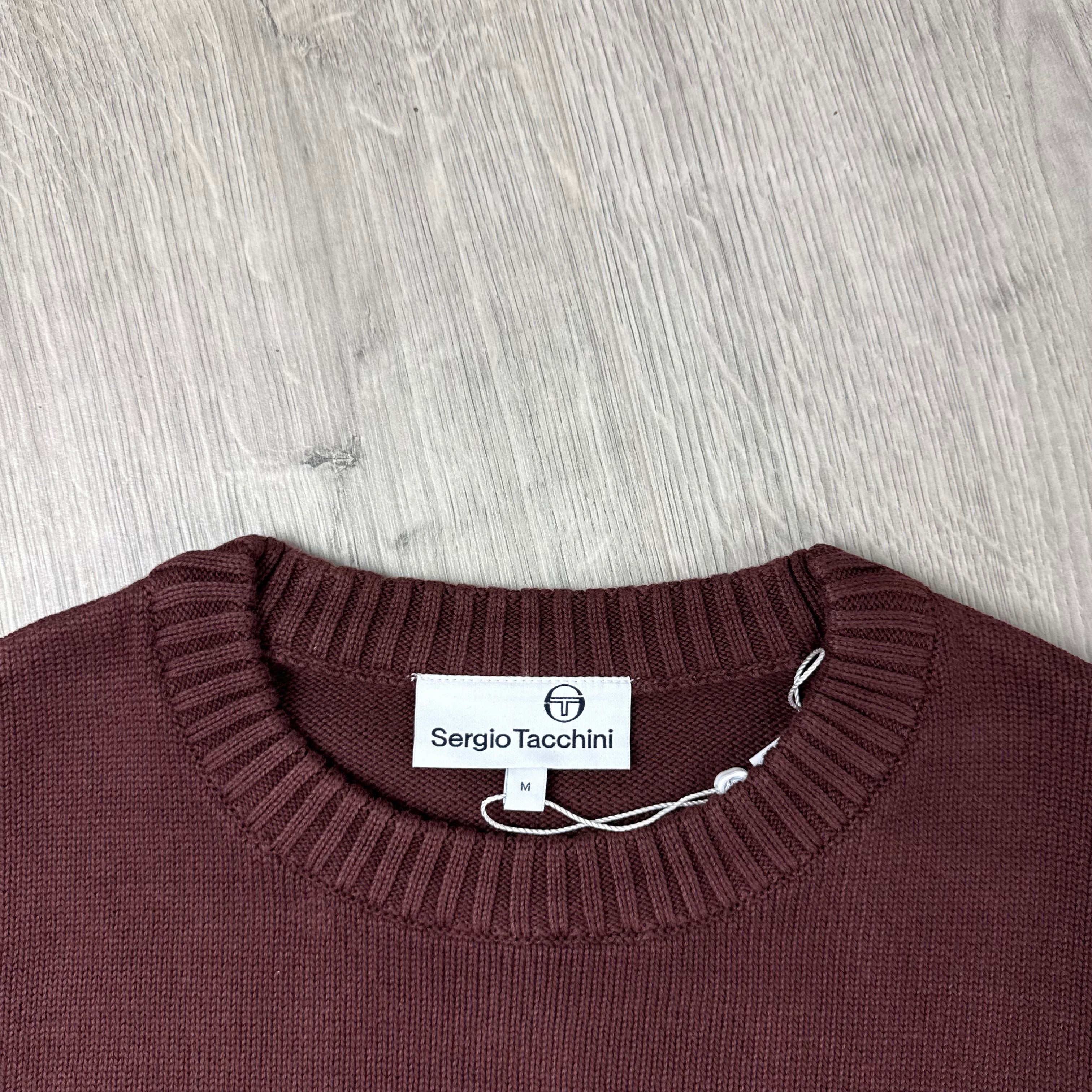 Sergio Tacchini 'Orion' Knit Sweatshirt - Bitter Chocolate