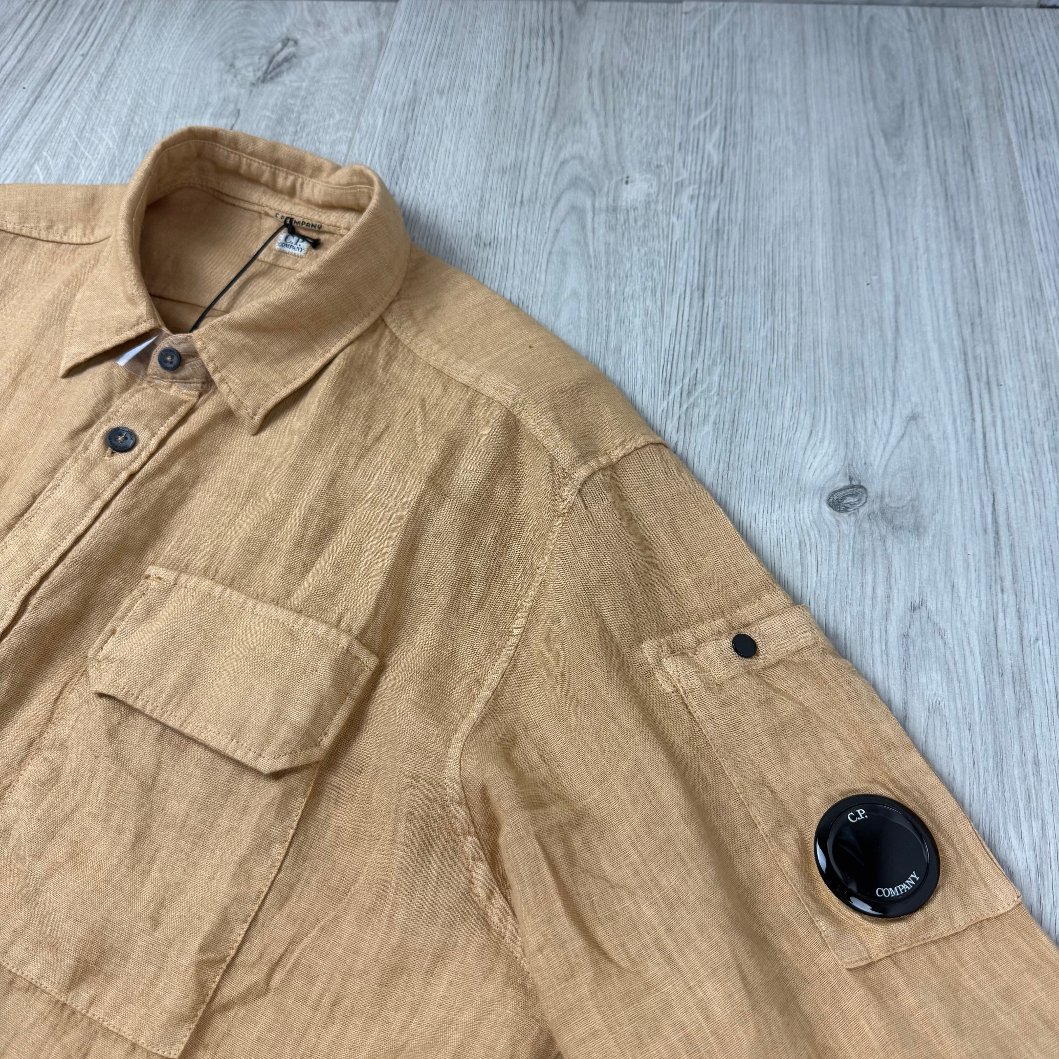 CP Company Linen Shirt - Pastry