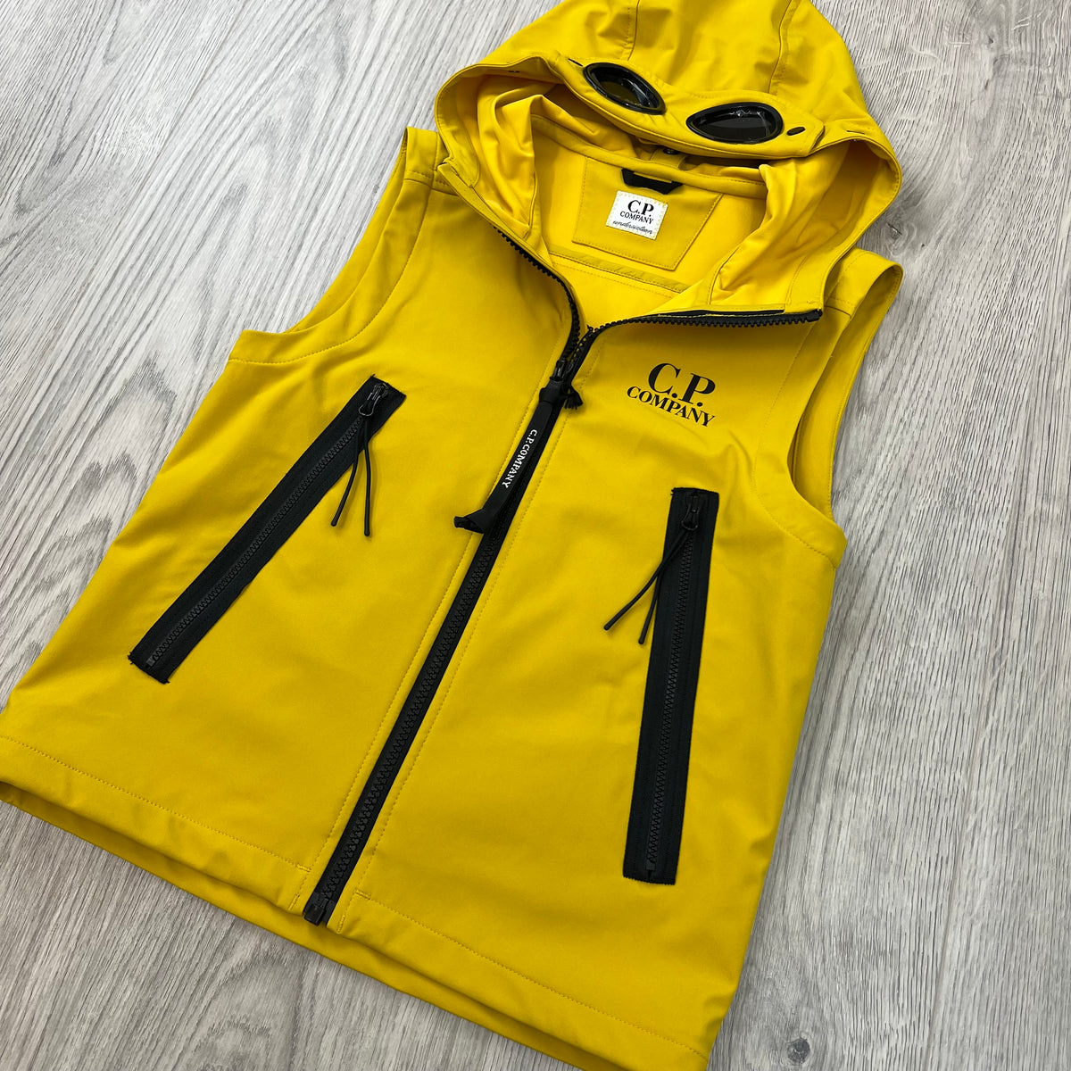 CP Company Junior Shell-R Gilet - Yellow