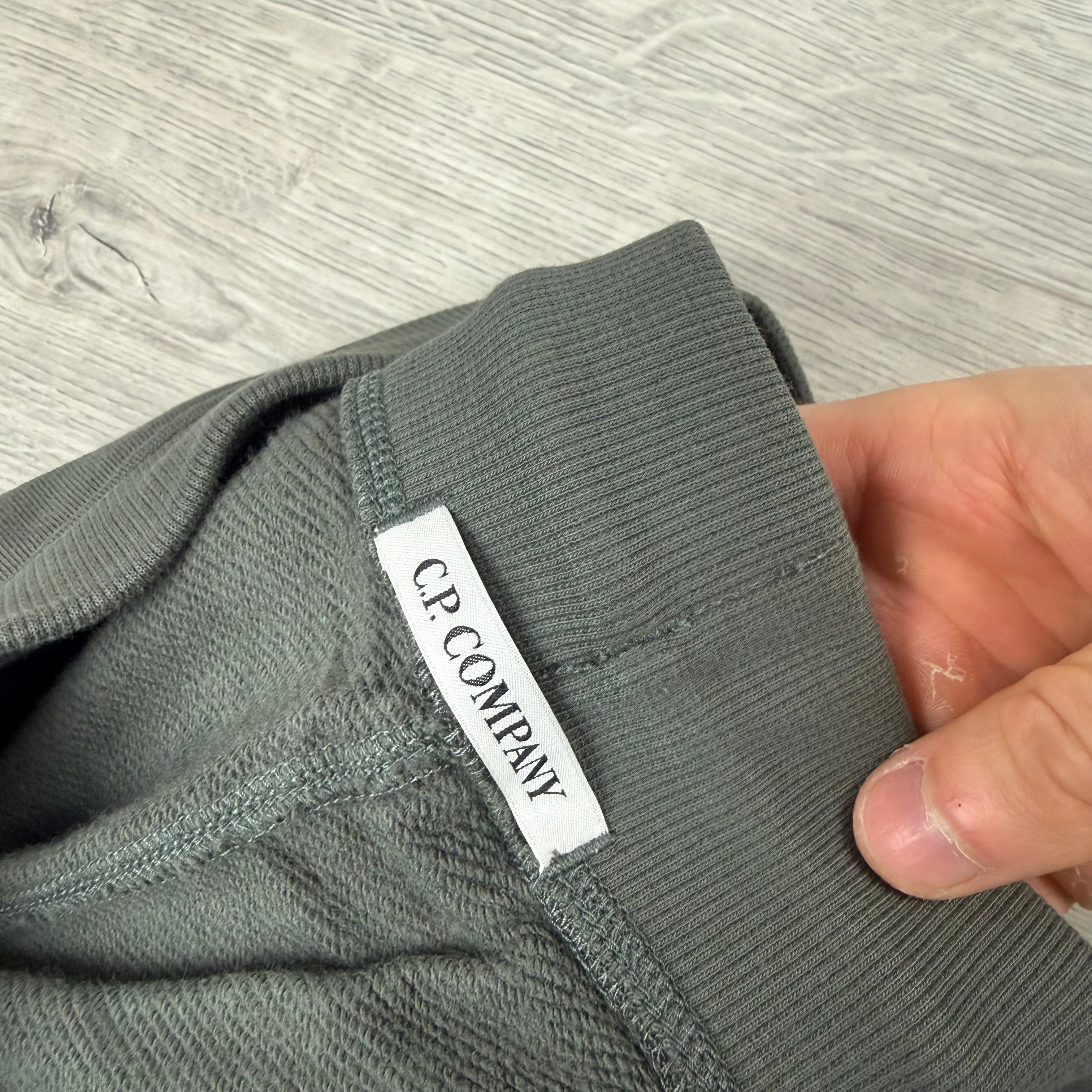 CP Company Raised Fleece Sweatpants - Gunmetal