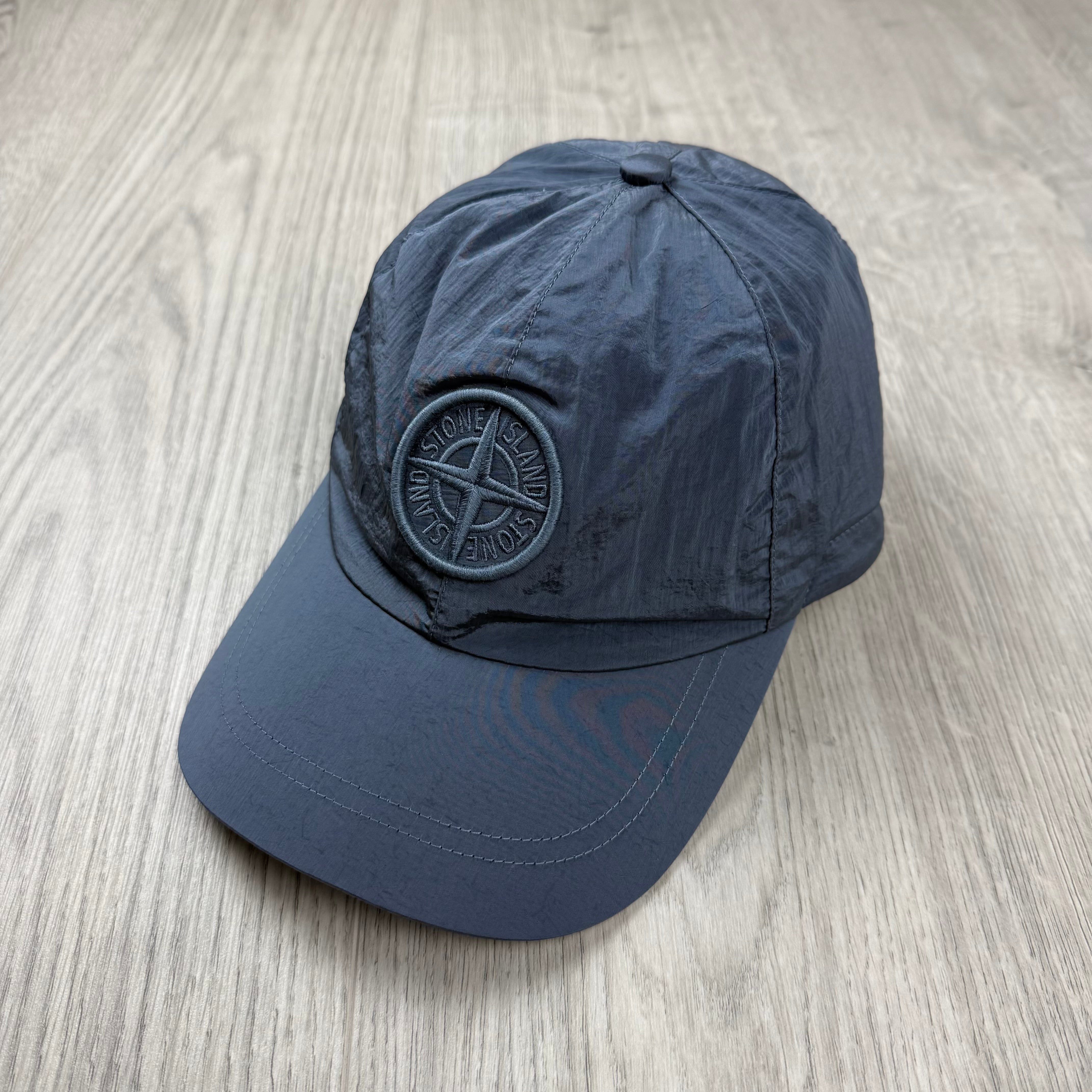 Stone Island Metal Baseball Cap - Avio Blue