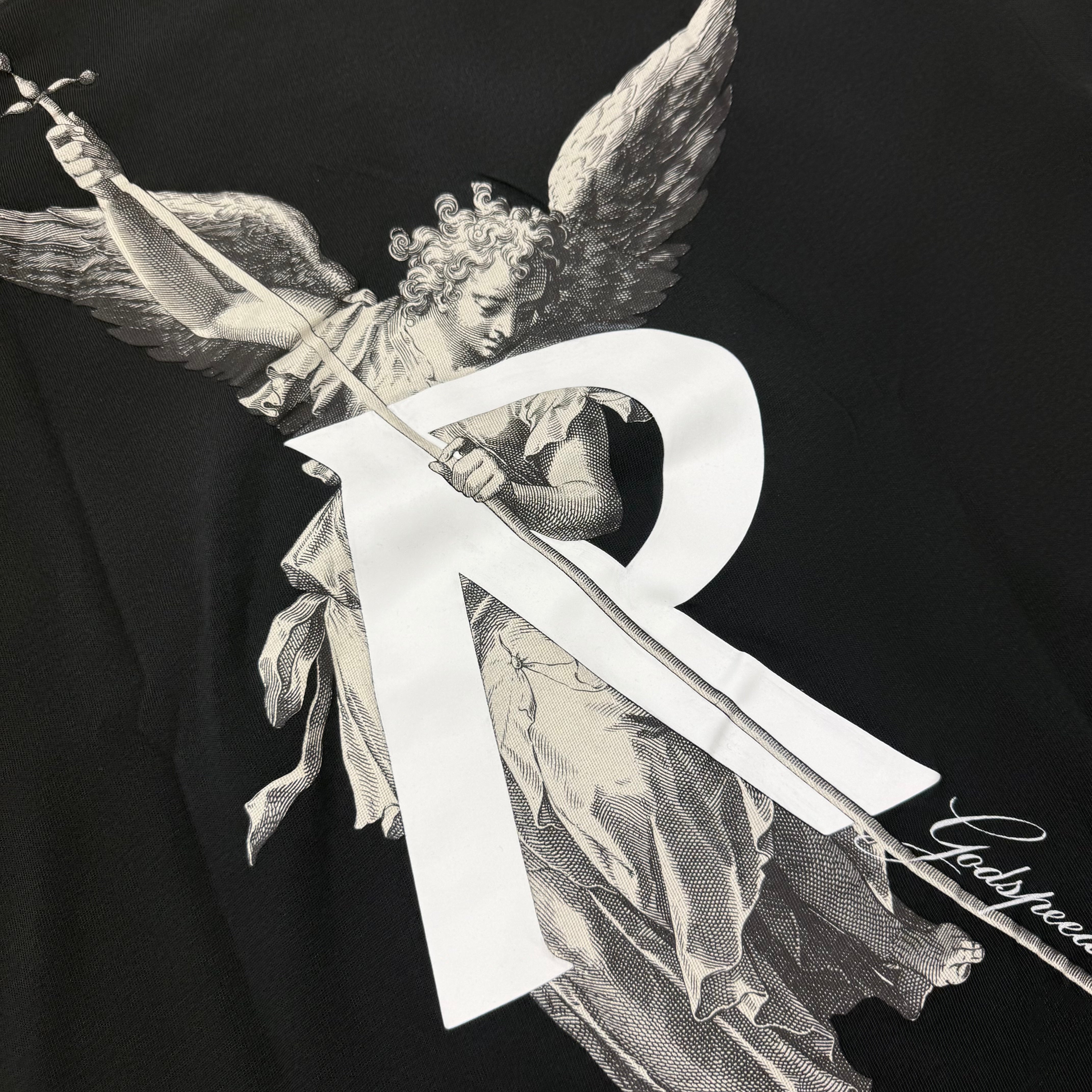 Represent 'Archangel' T-Shirt - Stained Black