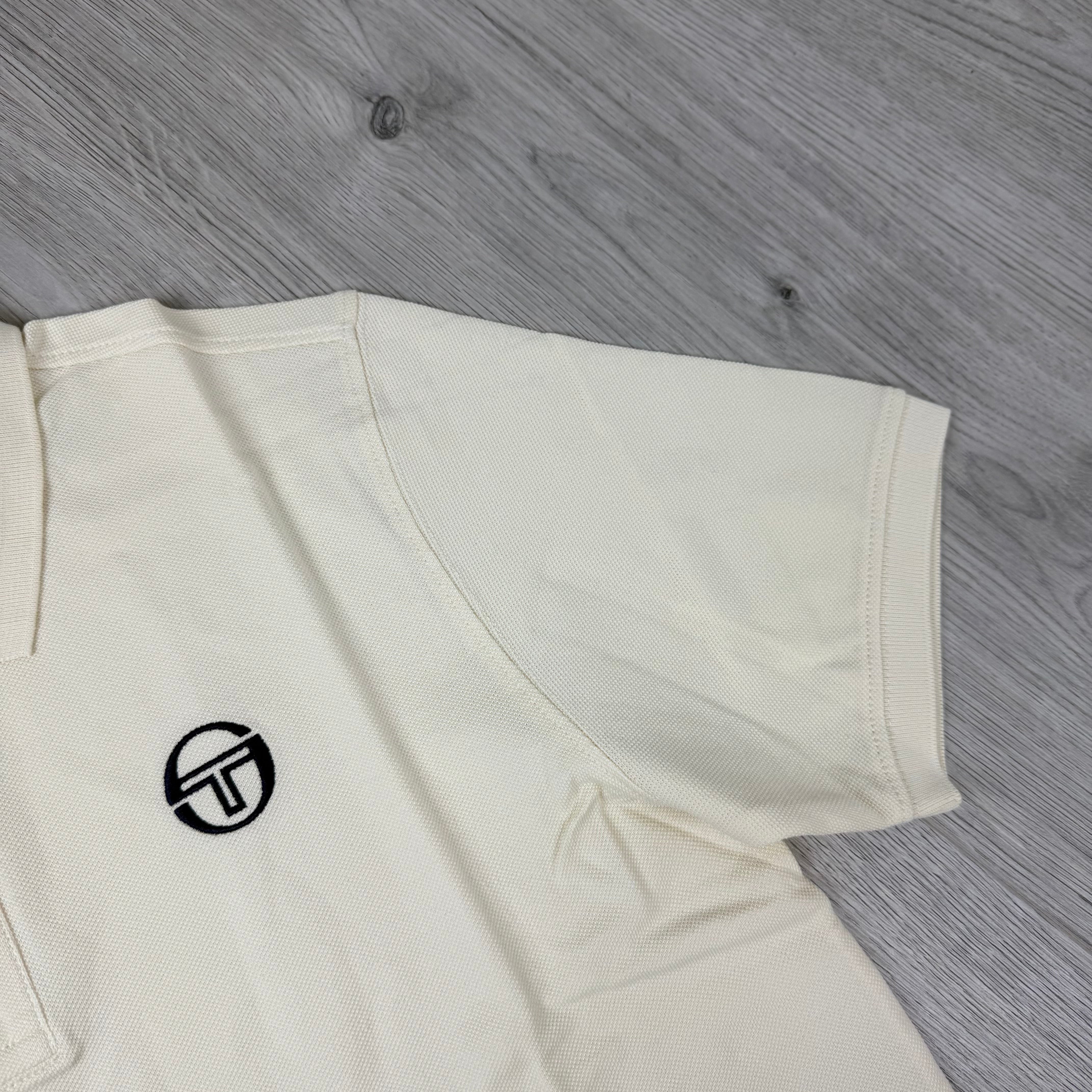 Sergio Tacchini 'Classica' Polo Shirt - Pearled Ivory
