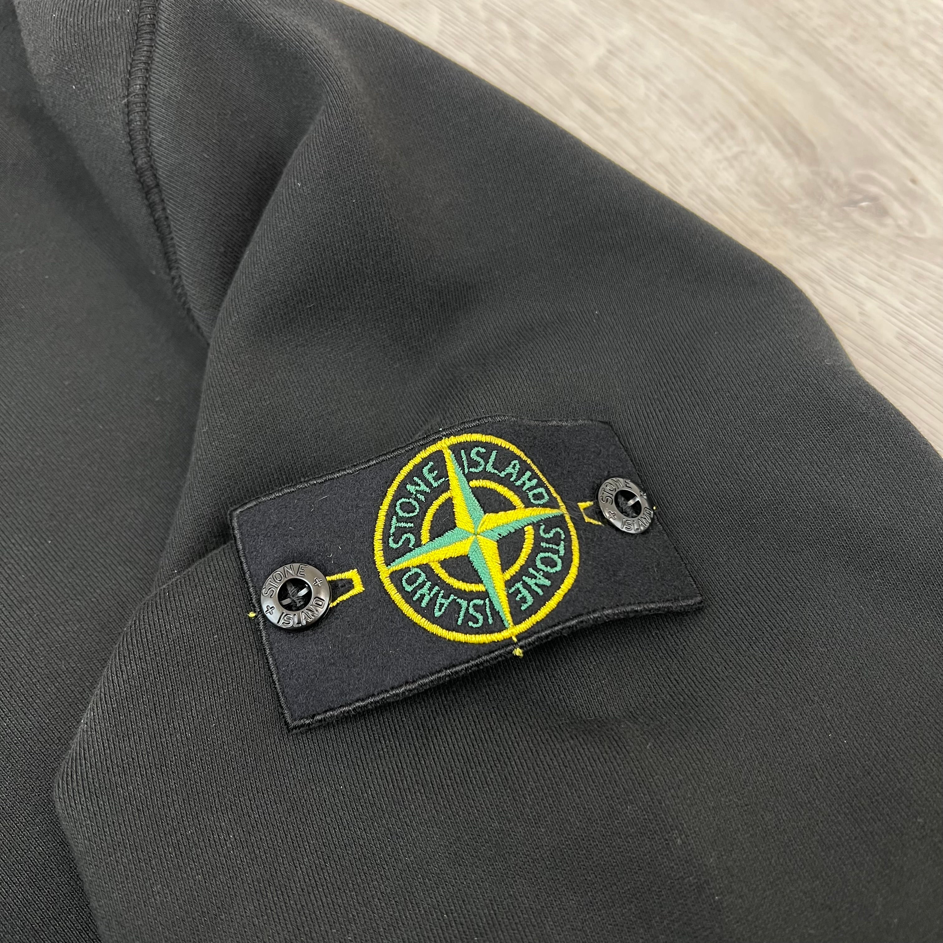 Stone Island Dyed Sweatshirt - Black