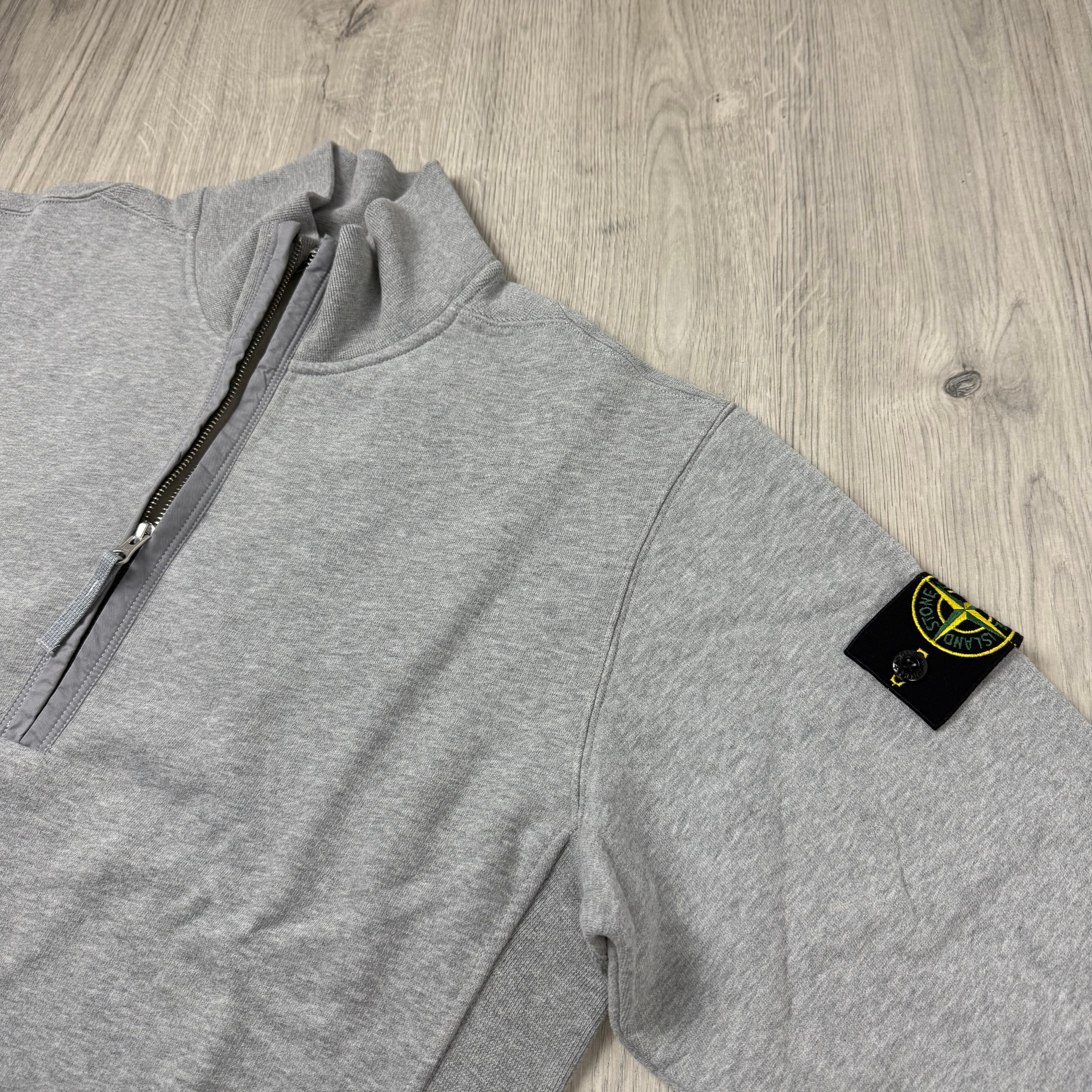 Stone Island Zip Fleece - Melange Grey