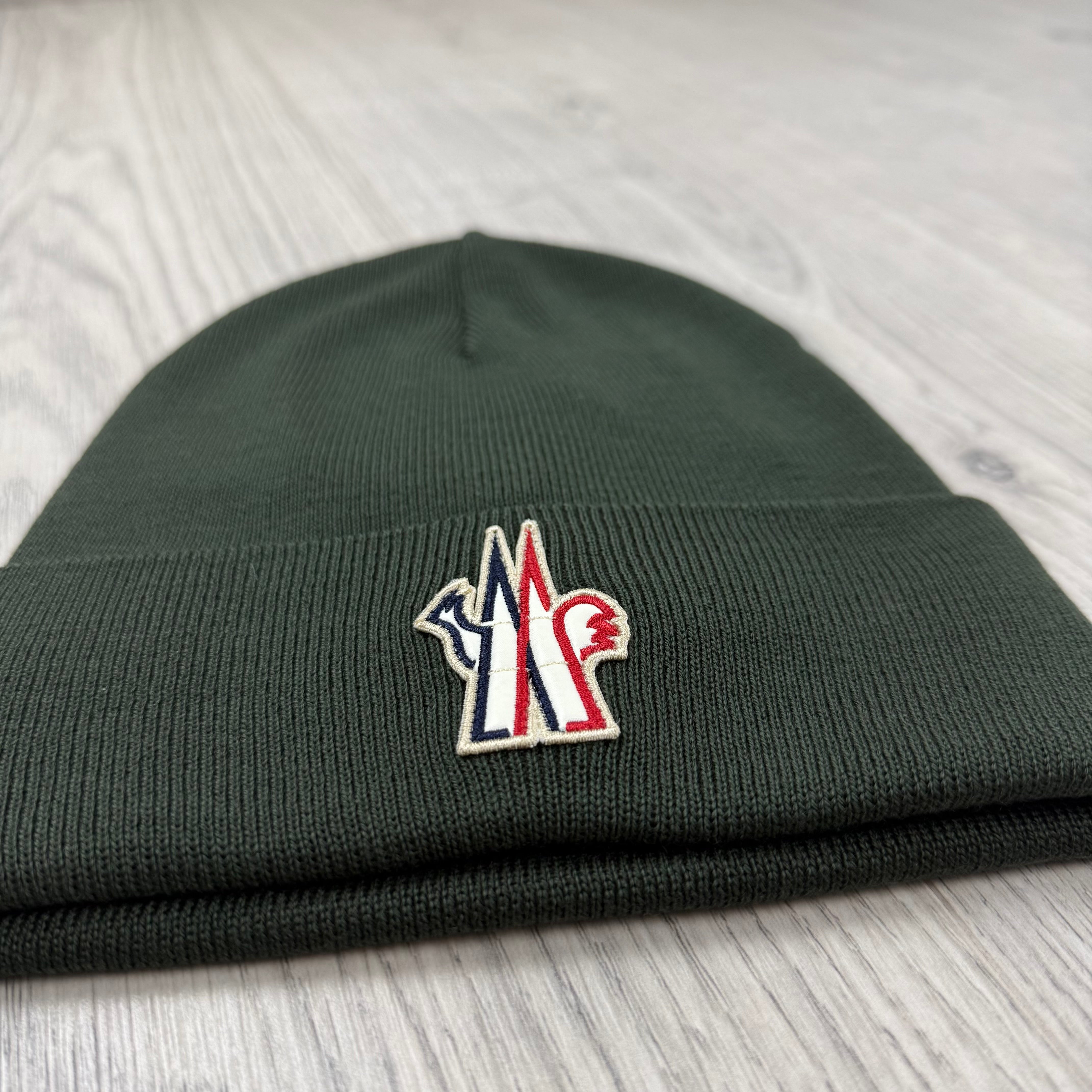 Moncler Grenoble Wool Beanie - Olive