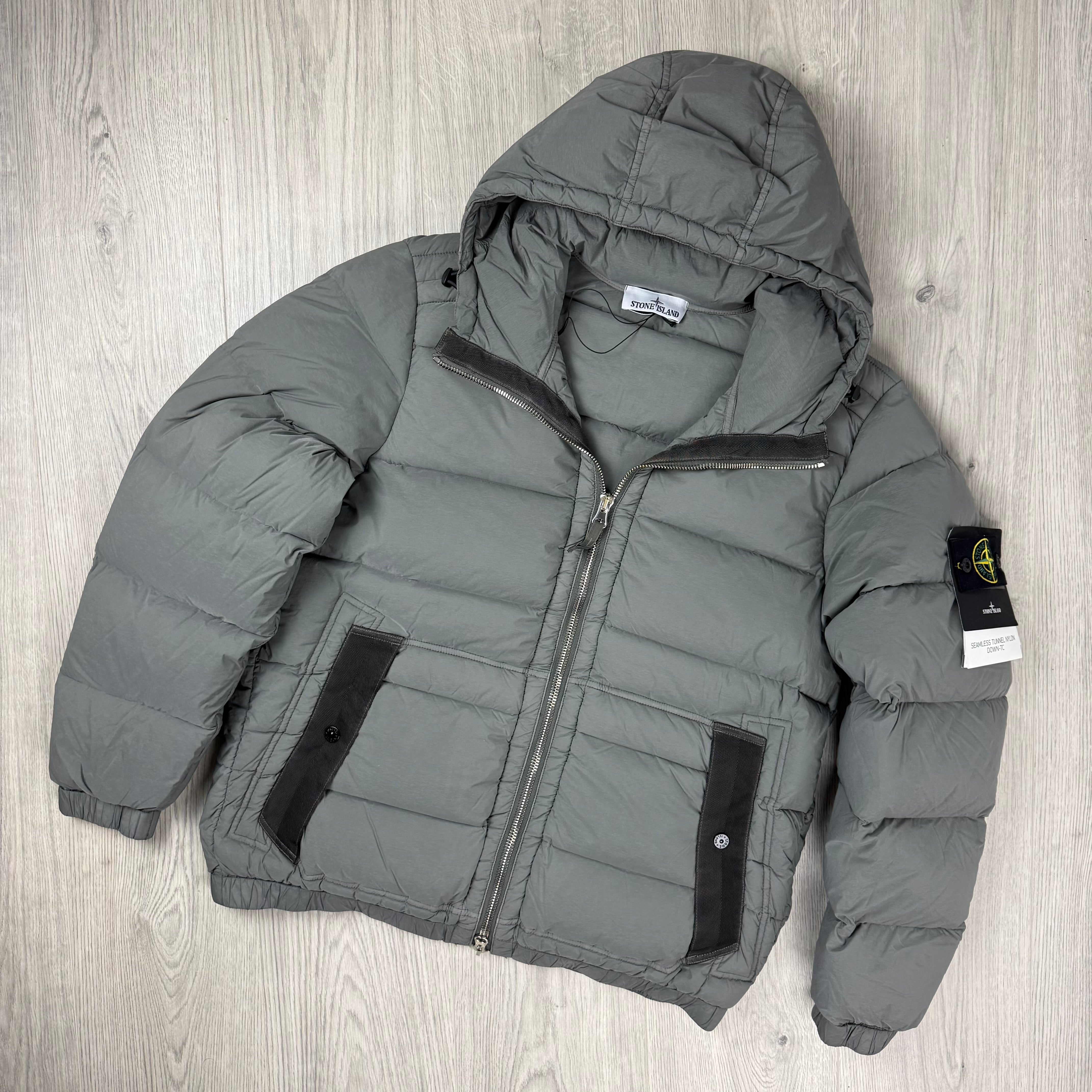 Stone Island Nylon Down Jacket - Cement