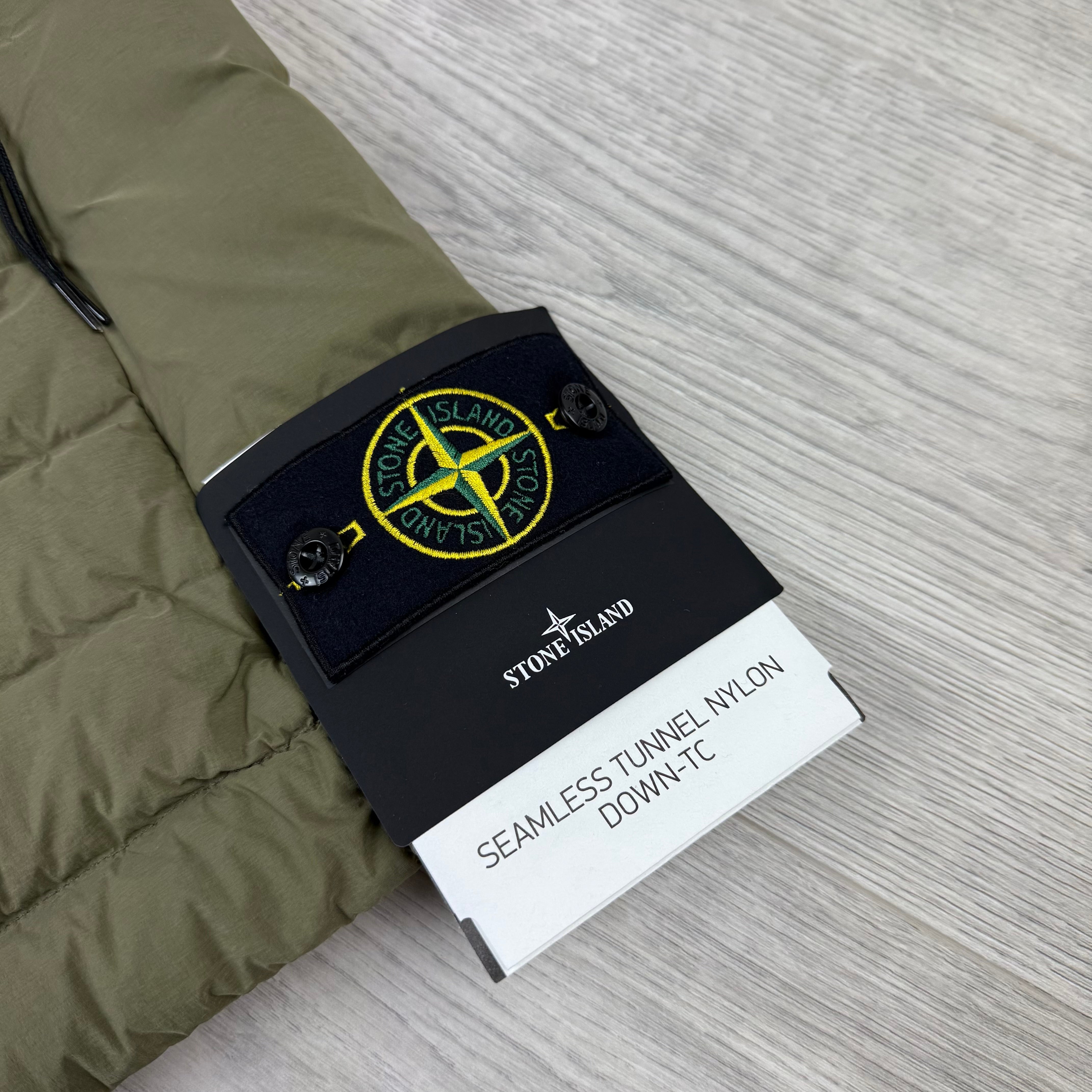 Stone Island Seamless Down Gilet - Military