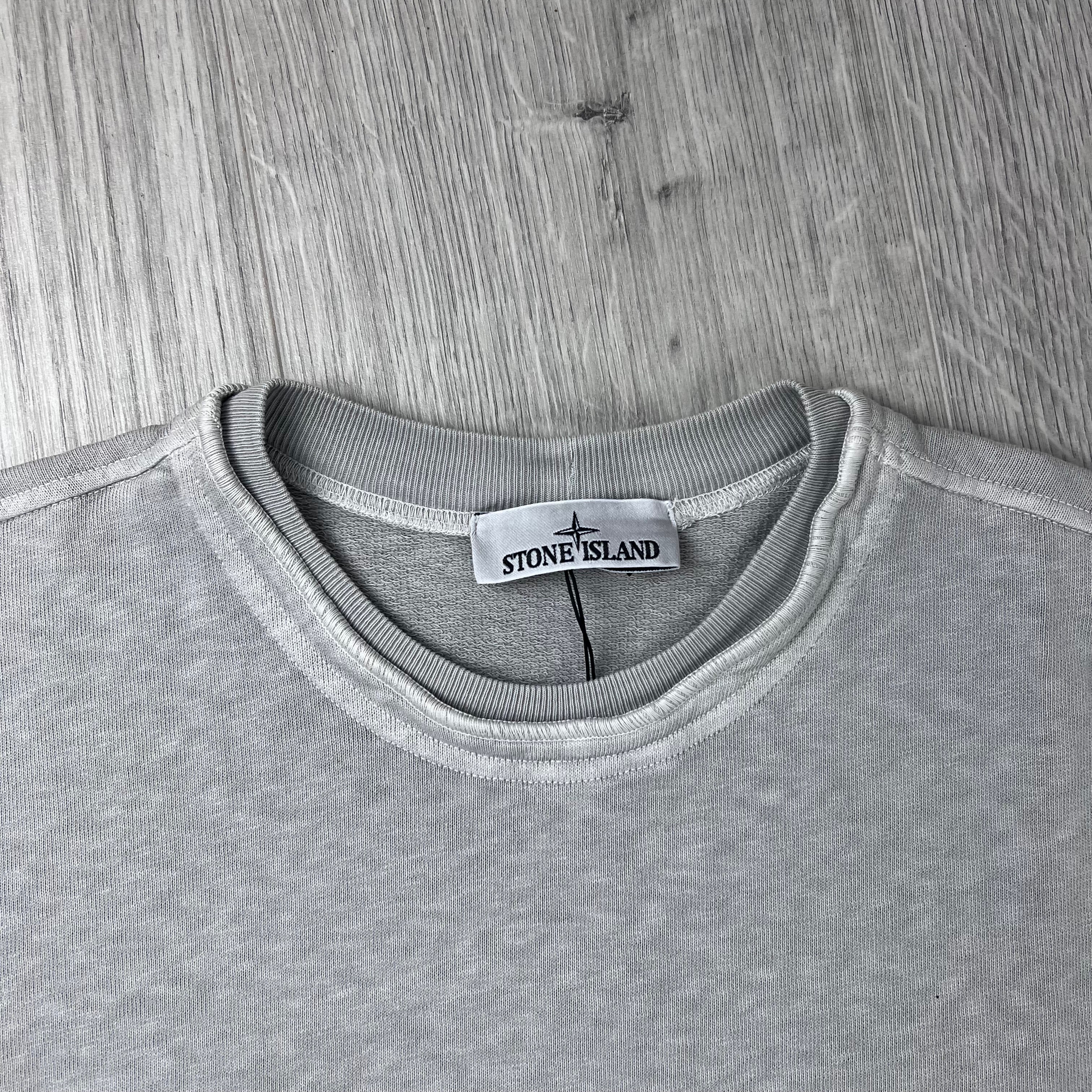 Stone Island Malife 'Old' Sweatshirt - Pearl Grey