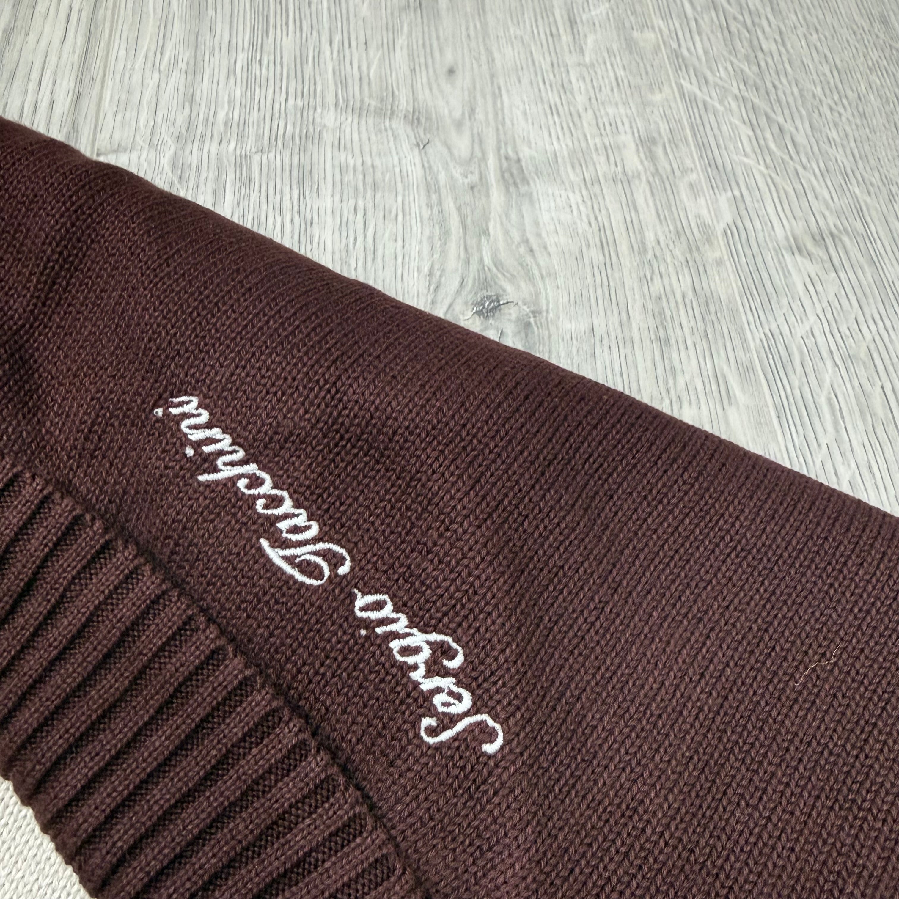 Sergio Tacchini 'Bruni' Knit Track Jacket - Bitter Chocolate