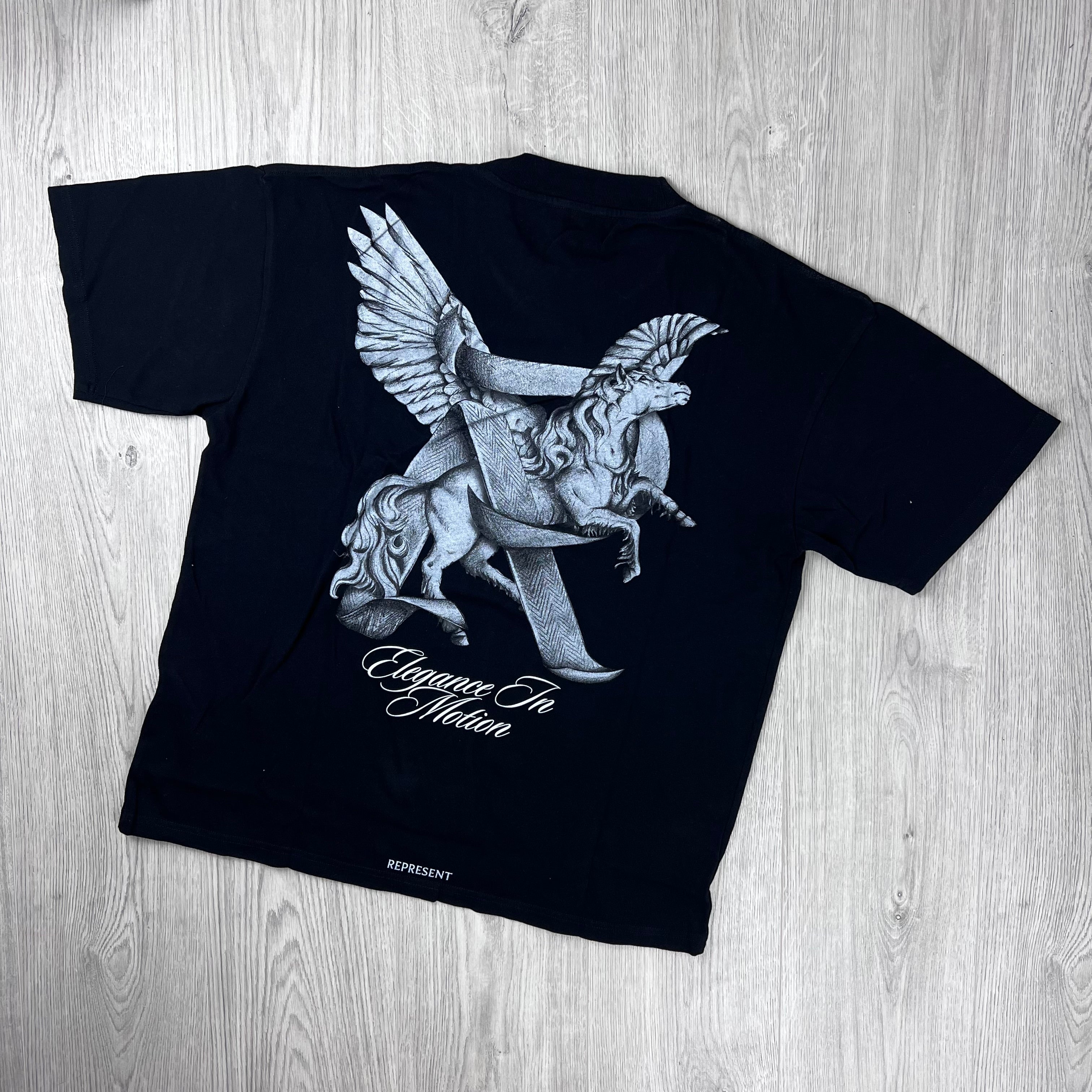 Represent 'Motion' T-Shirt - Jet Black