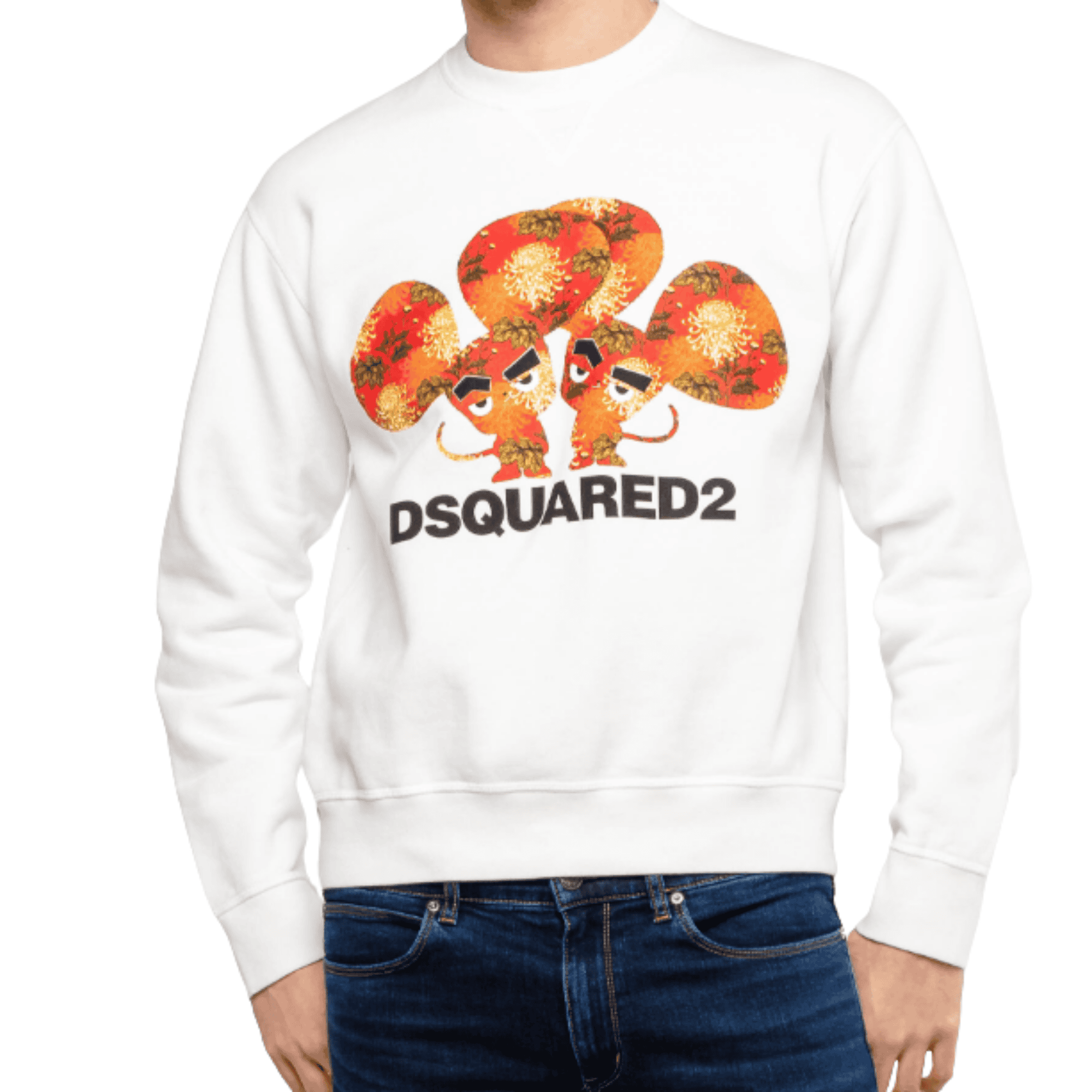DSQUARED2 Mouse Sweatshirt - White