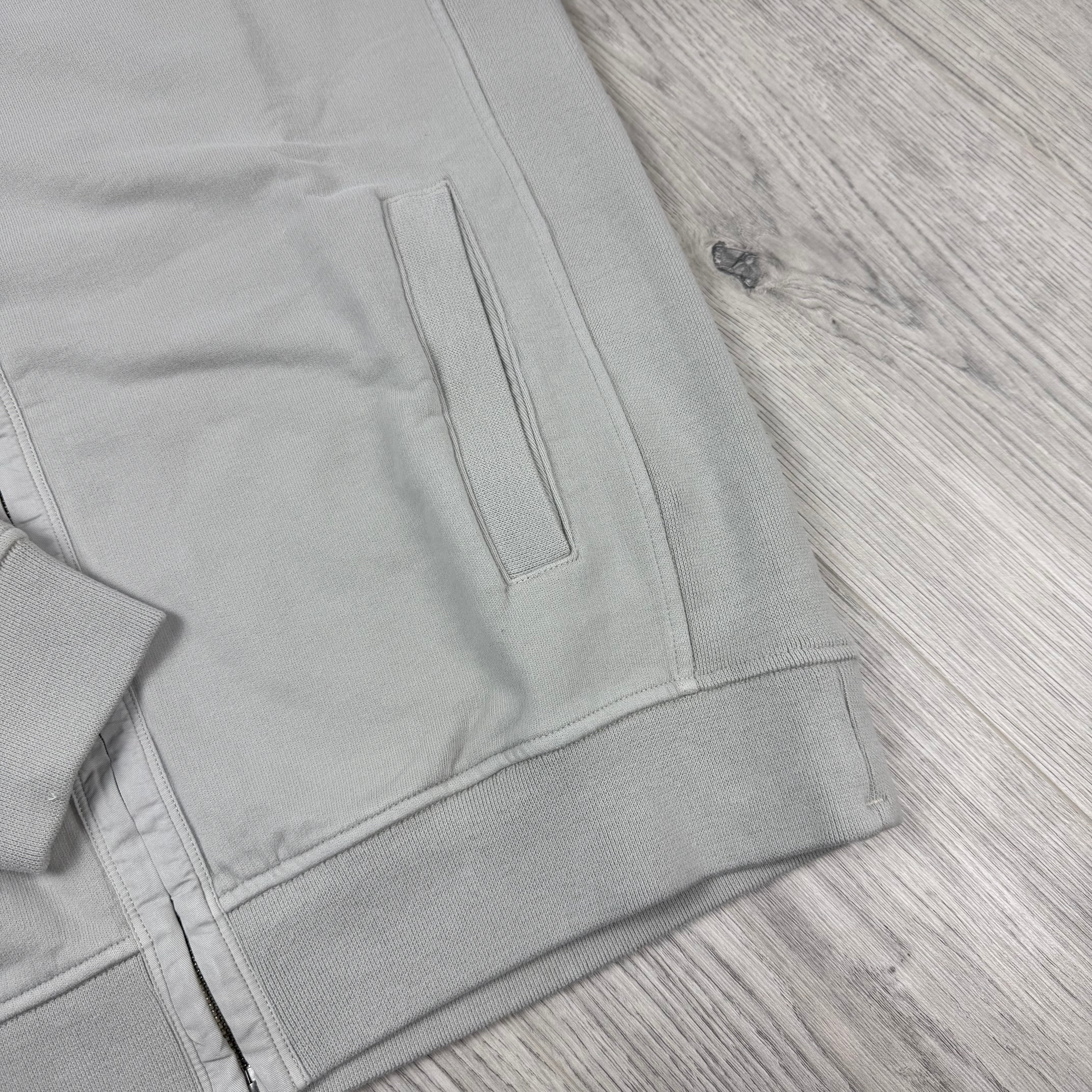 Stone Island Zip Sweatshirt - Pearl Grey