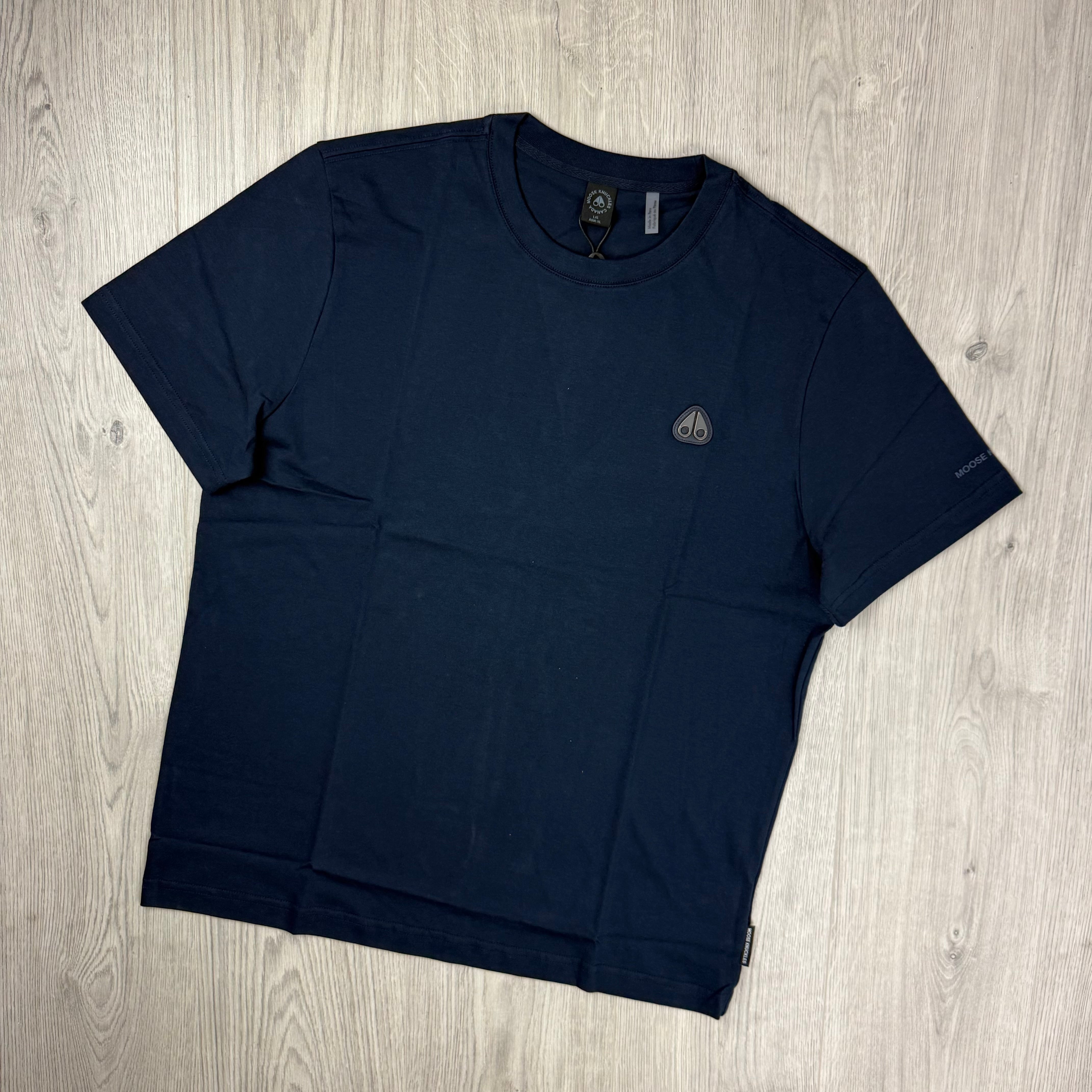 Moose Knuckles 'Crescent' T-Shirt - Navy