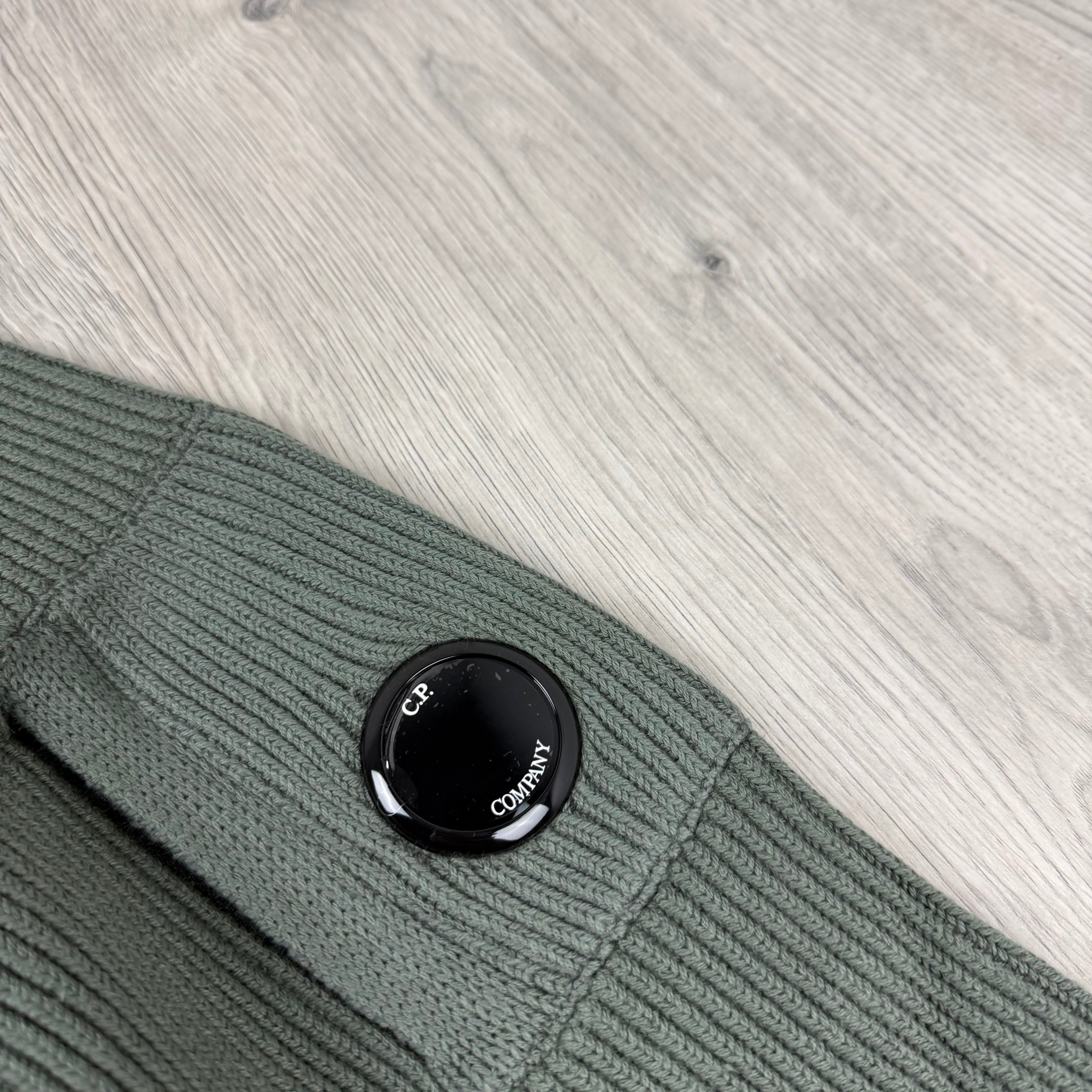 CP Company Knit Sweatshirt - Gunmetal