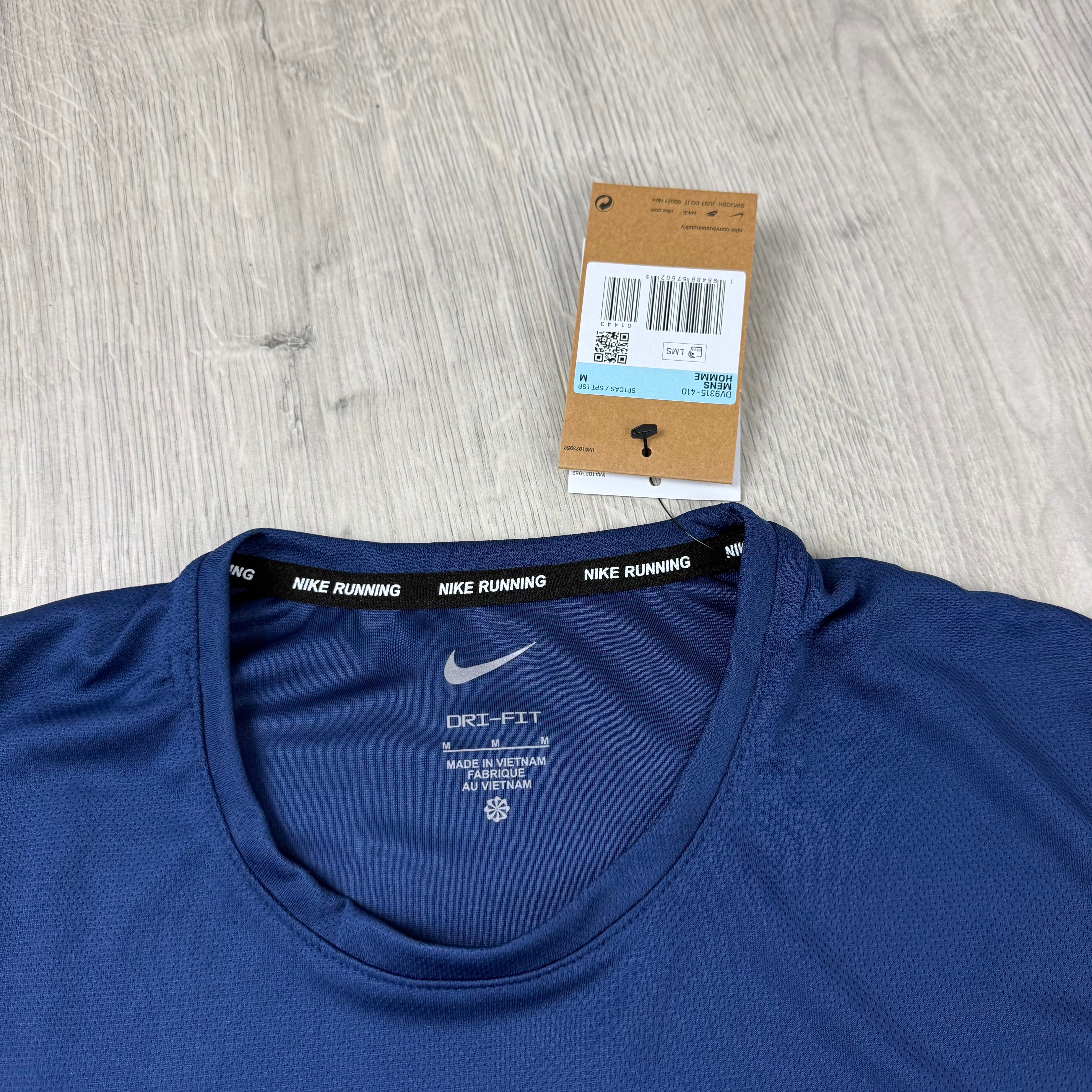 Nike 'Miler' T-Shirt - Navy