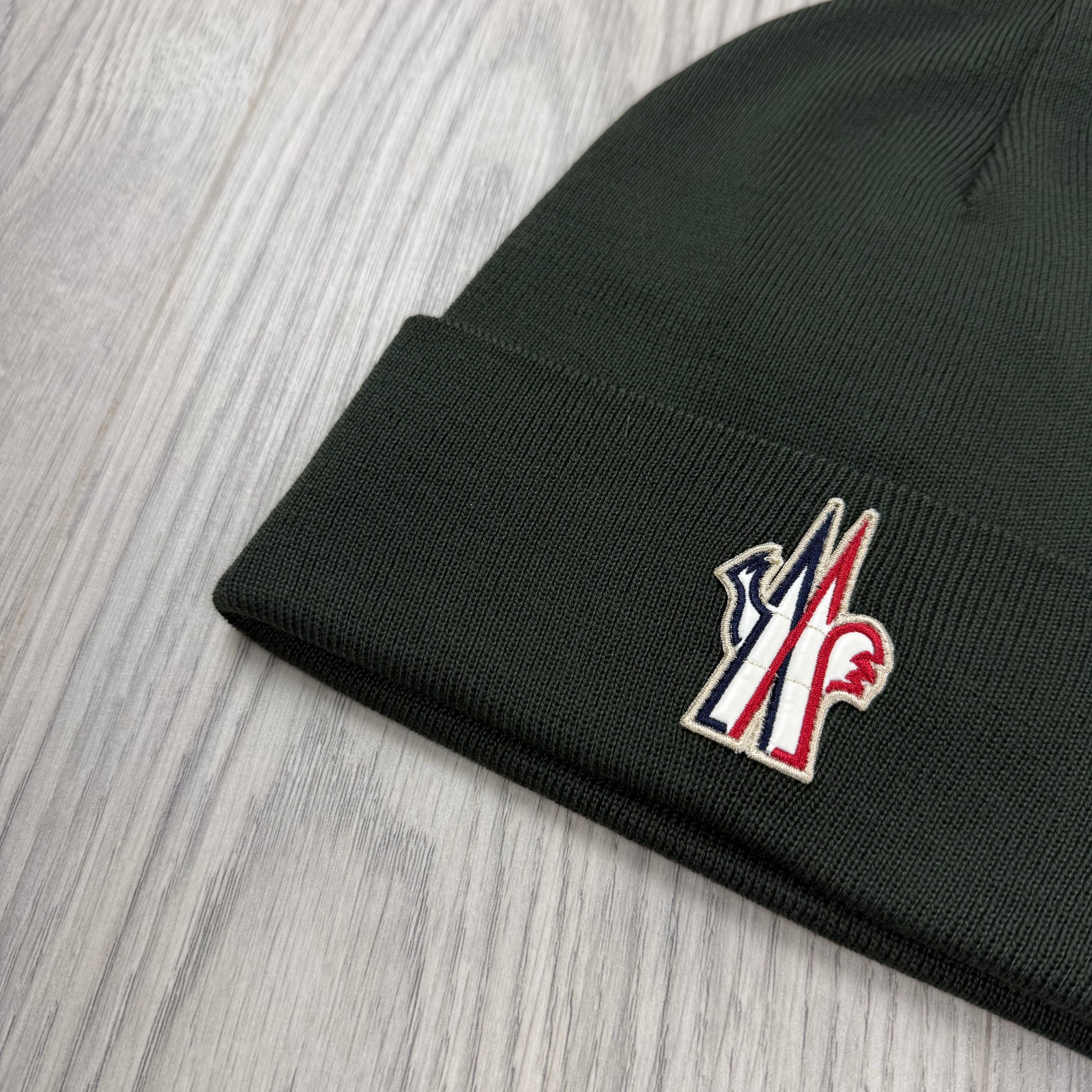 Moncler Grenoble Wool Beanie - Olive