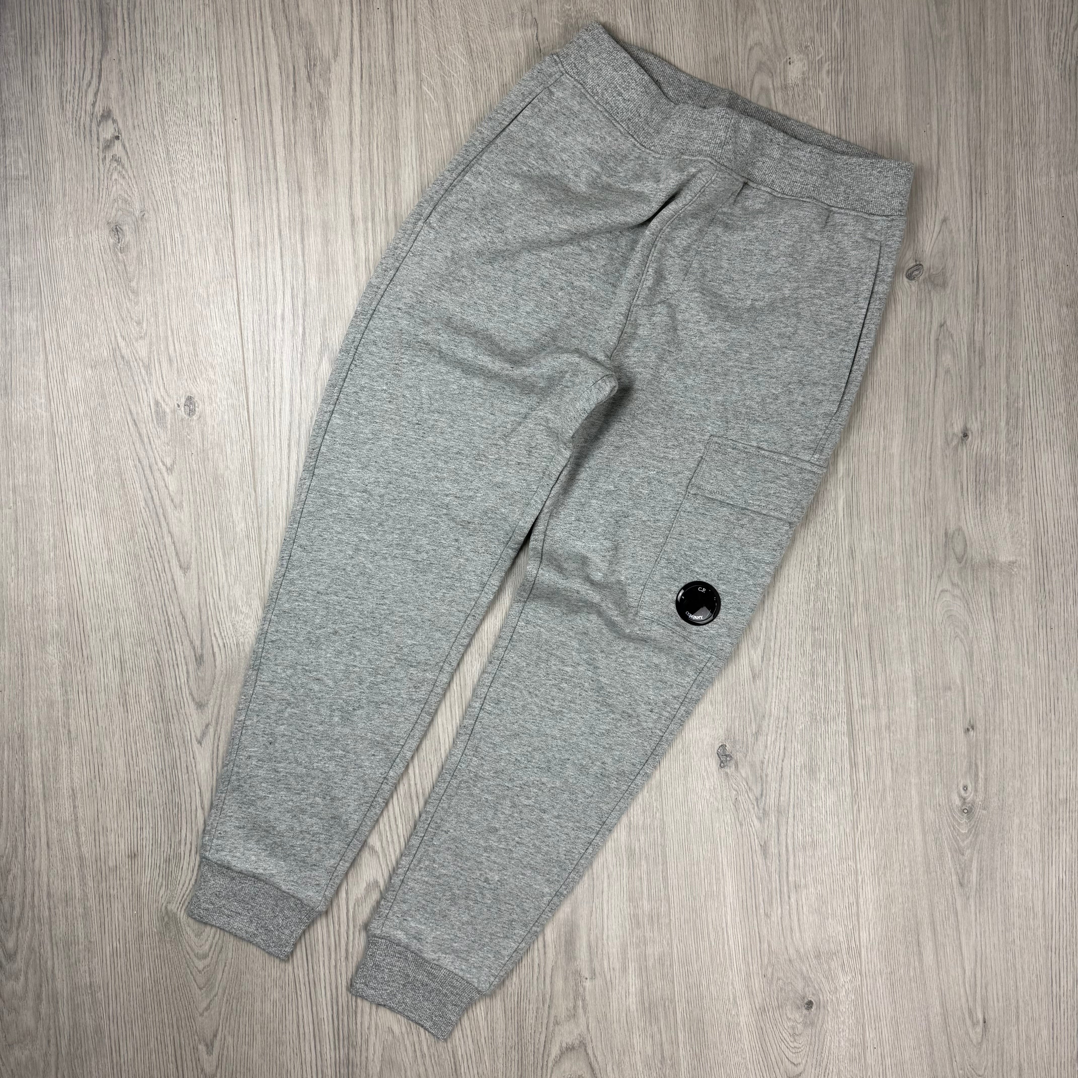 CP Company Raised Fleece Sweatpants - Grey