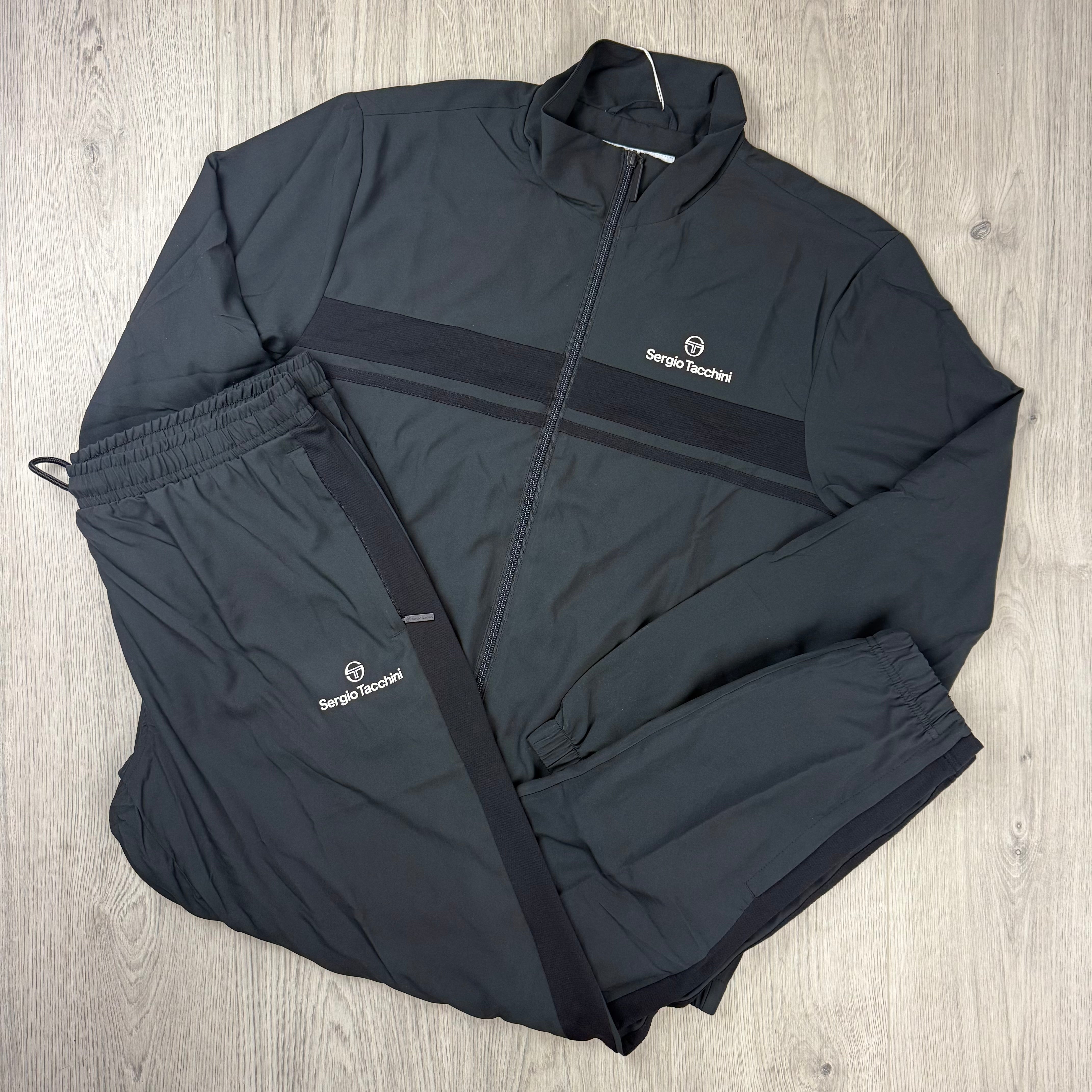Sergio Tacchini 'Specchio 024' Tracksuit - Black