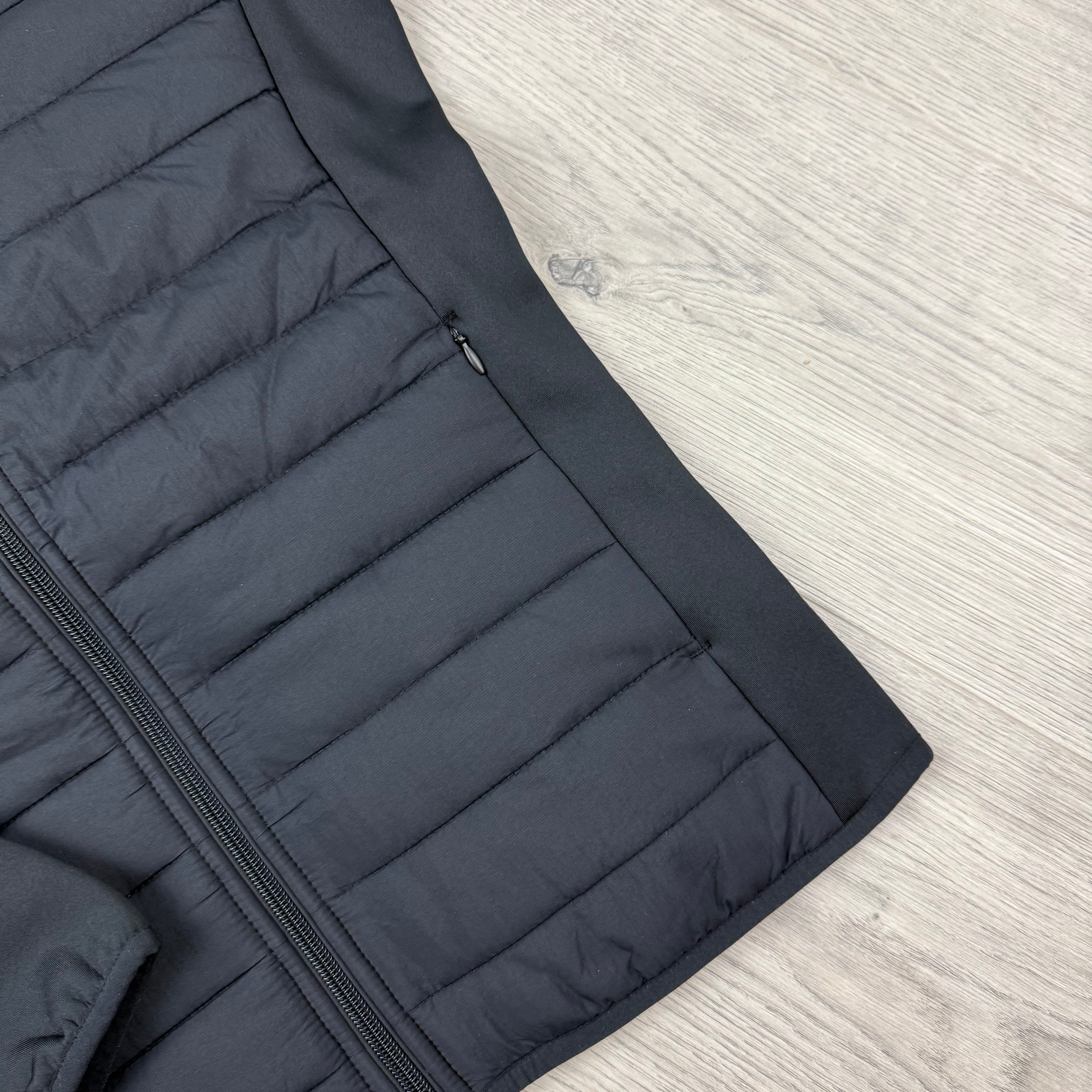 Sergio Tacchini 'Esperto' Hybrid Jacket - Black