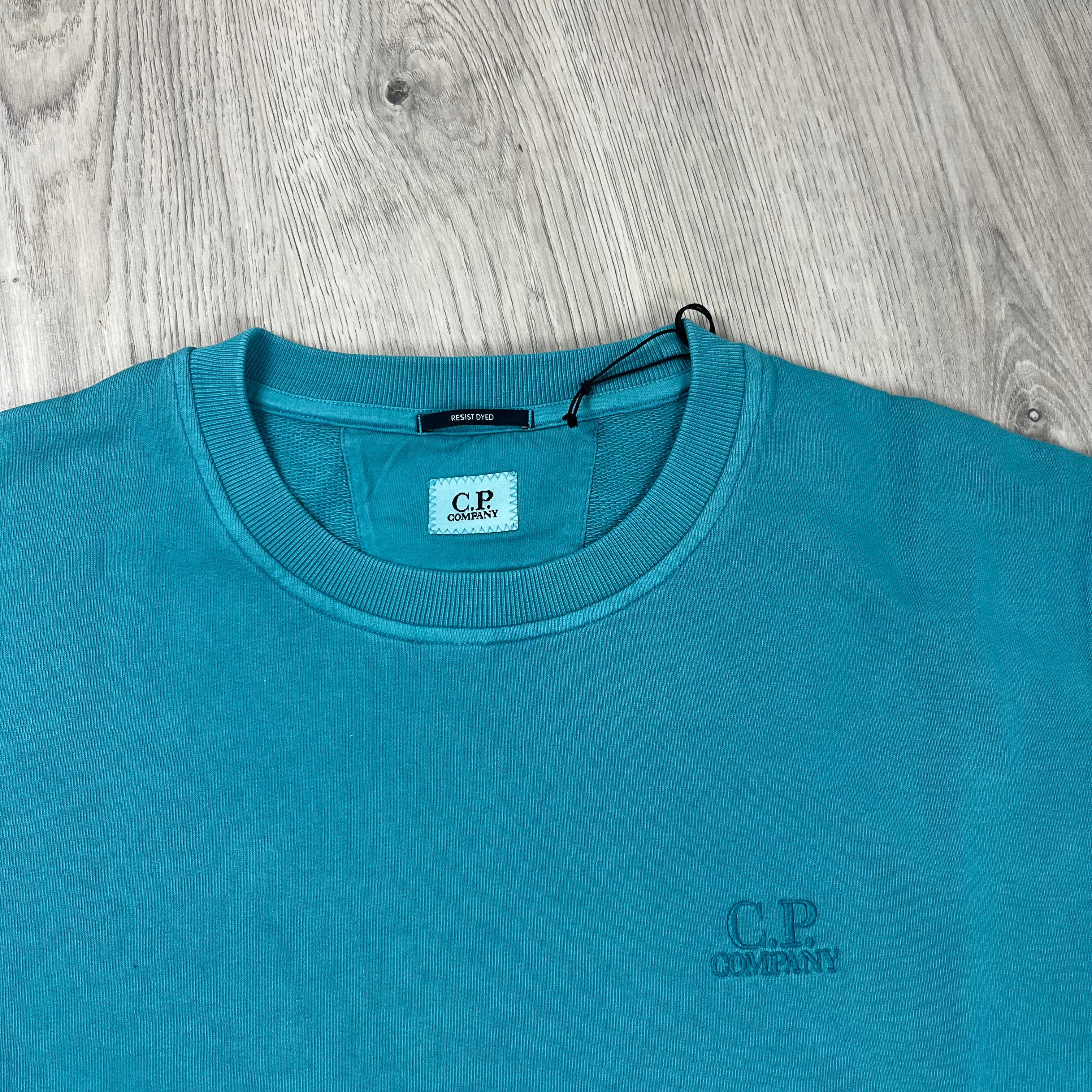 CP Company Patch Sweatshirt - Tile Blue