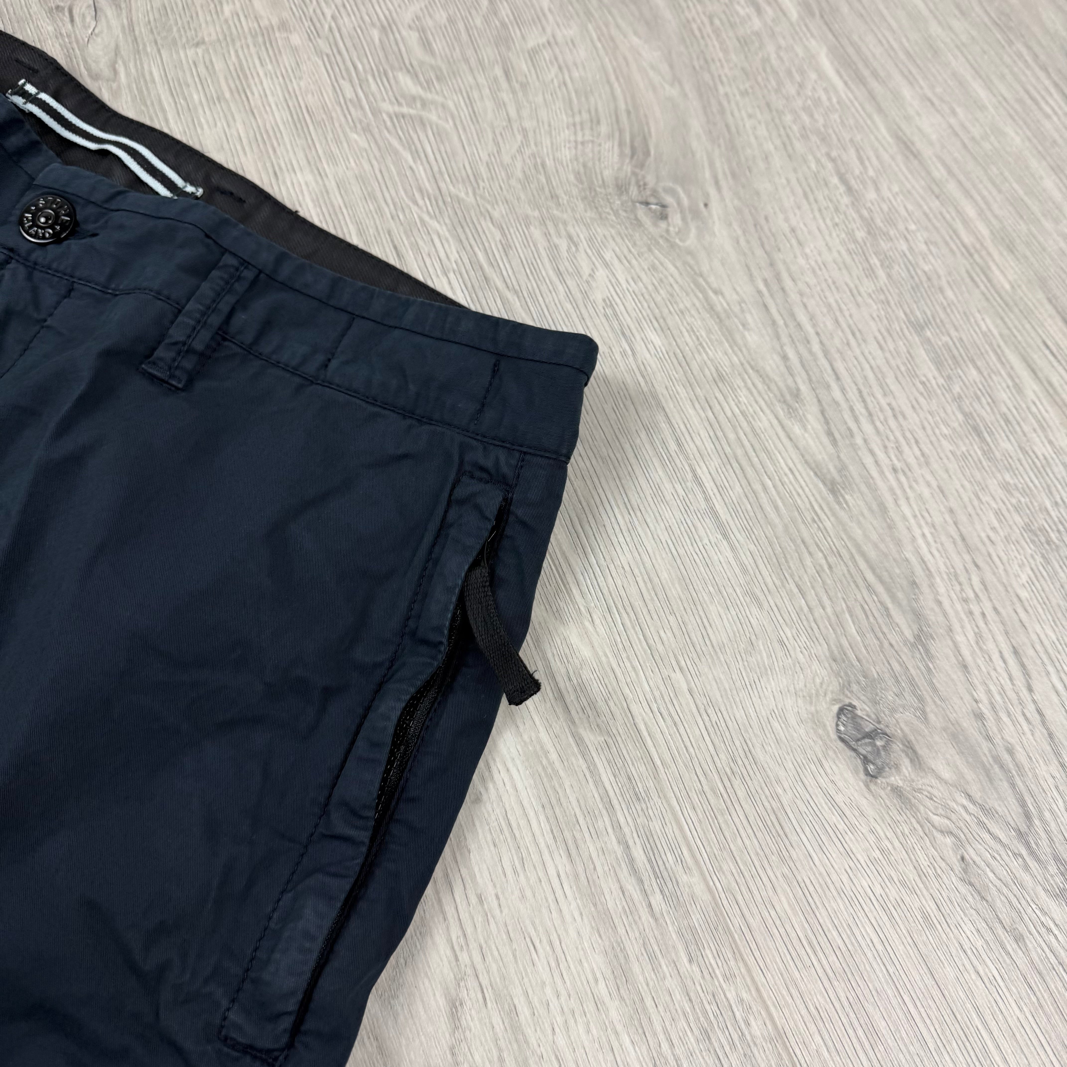 Stone Island Supima Cargo Trousers - Navy