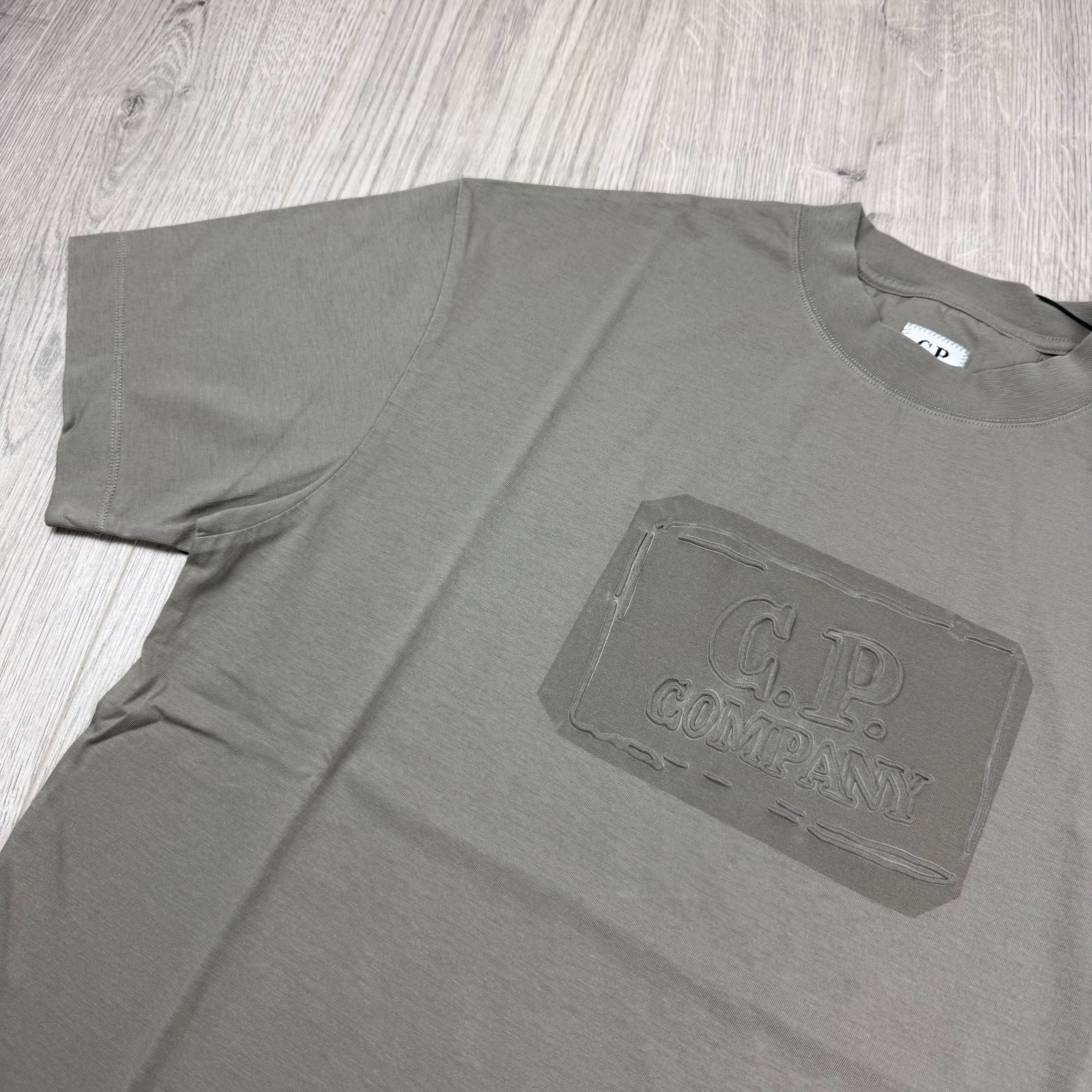 CP Company Stamp T-Shirt - Fallen Rock