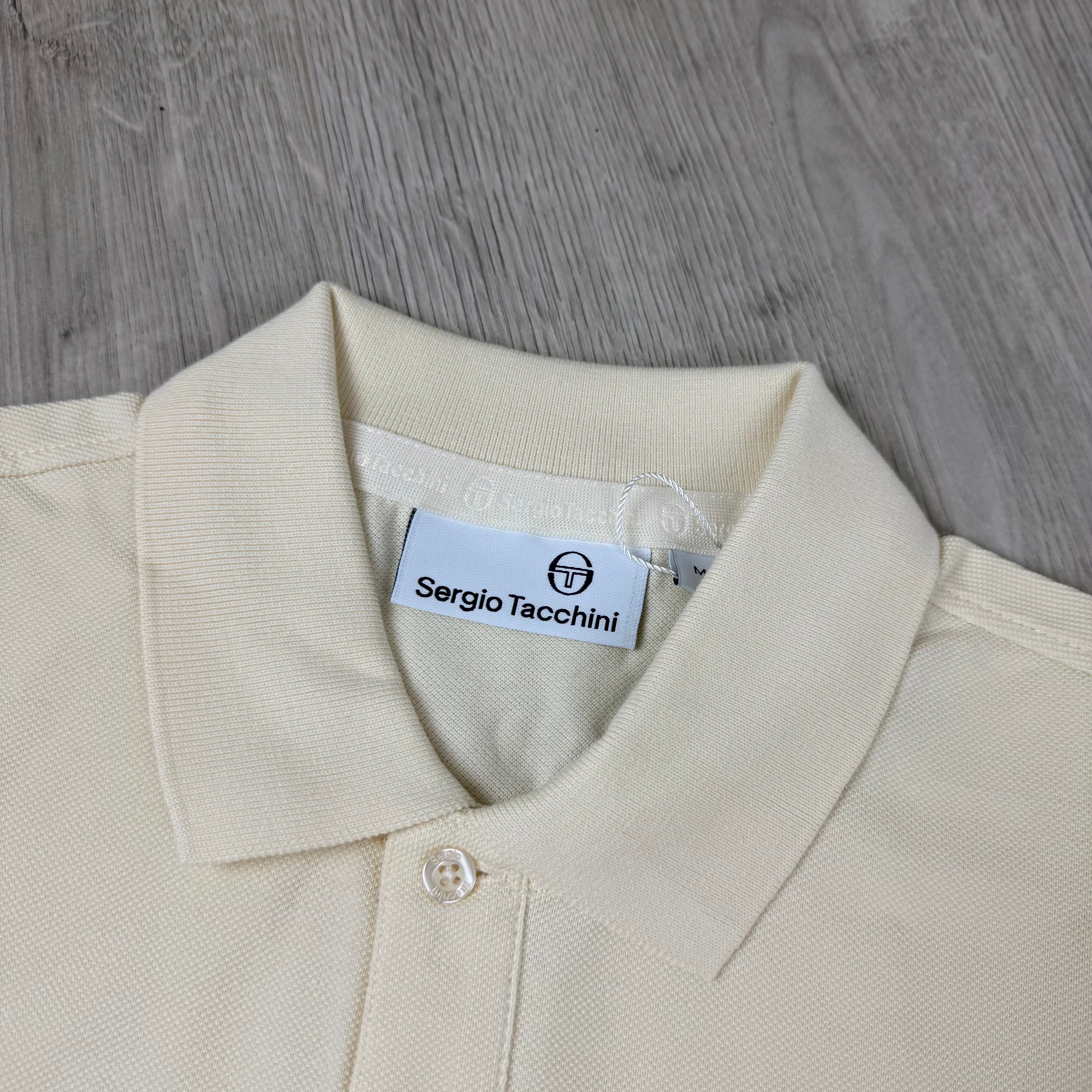 Sergio Tacchini 'Classica' Polo Shirt - Pearled Ivory