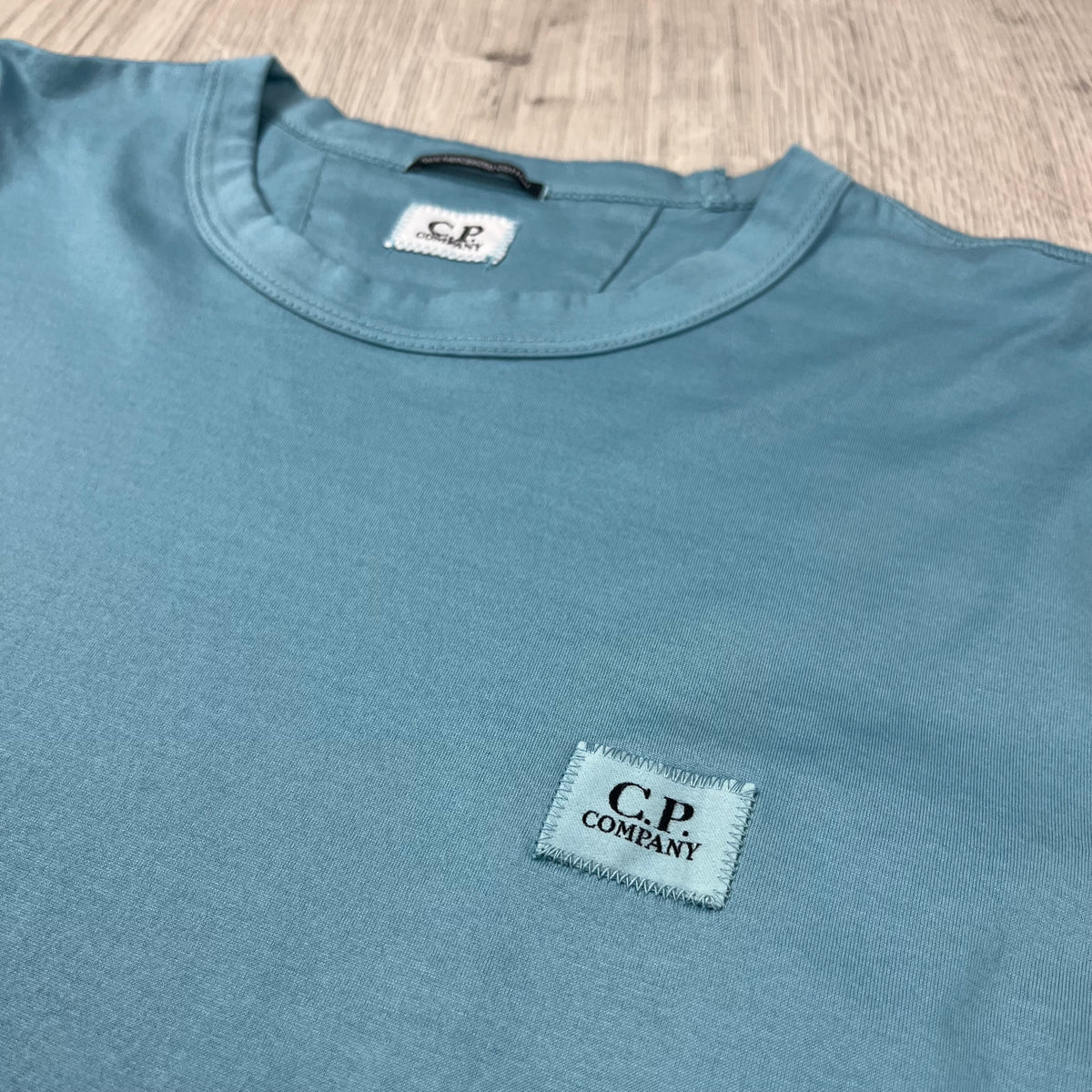 CP Company Patch T-Shirt - Aegean Blue