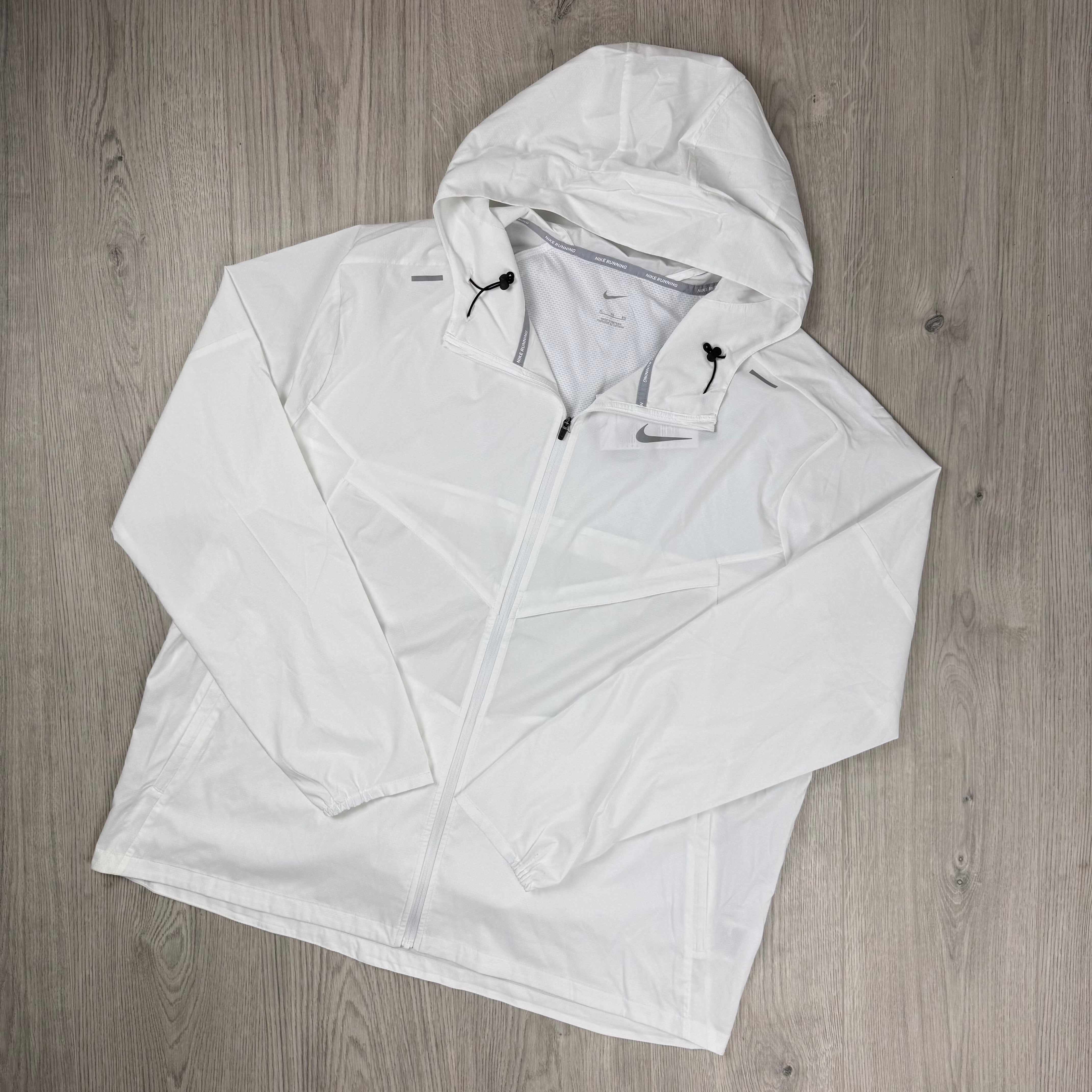 Nike Miler Repel Windbreaker - White