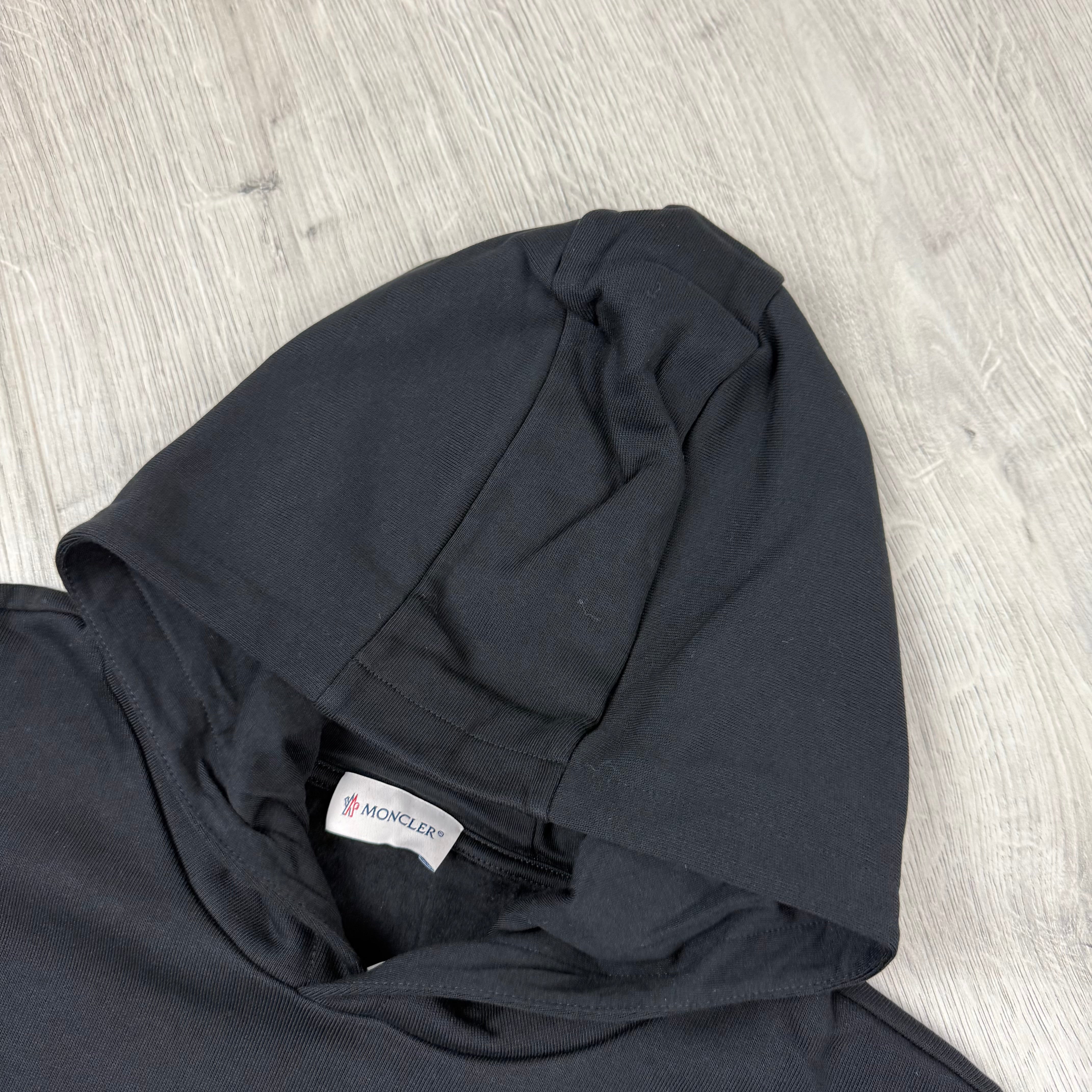 Moncler Junior Pullover Hoodie - Black