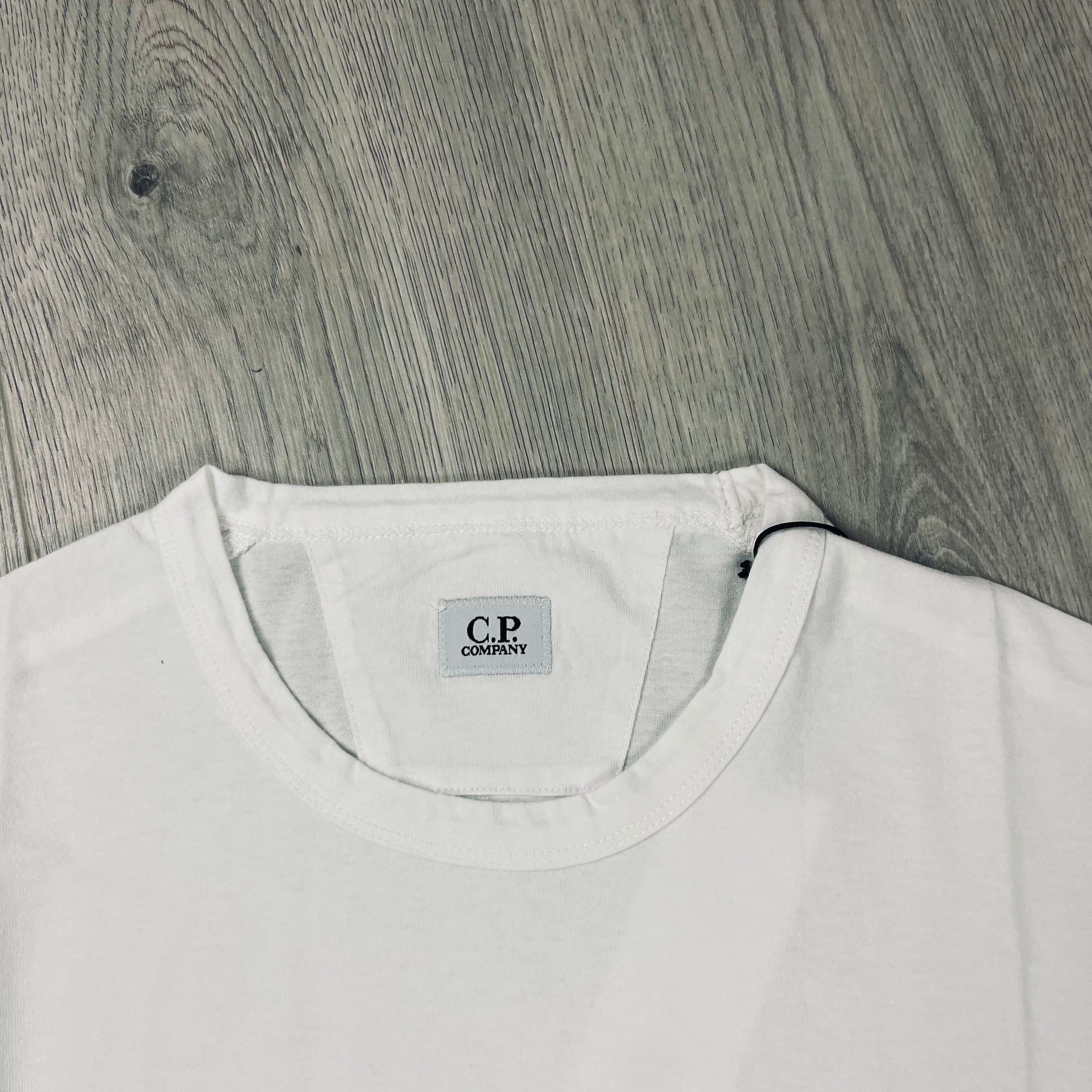 CP Company 1020 British Sailor T-Shirt in Gauze White. On sale at Open Attire.