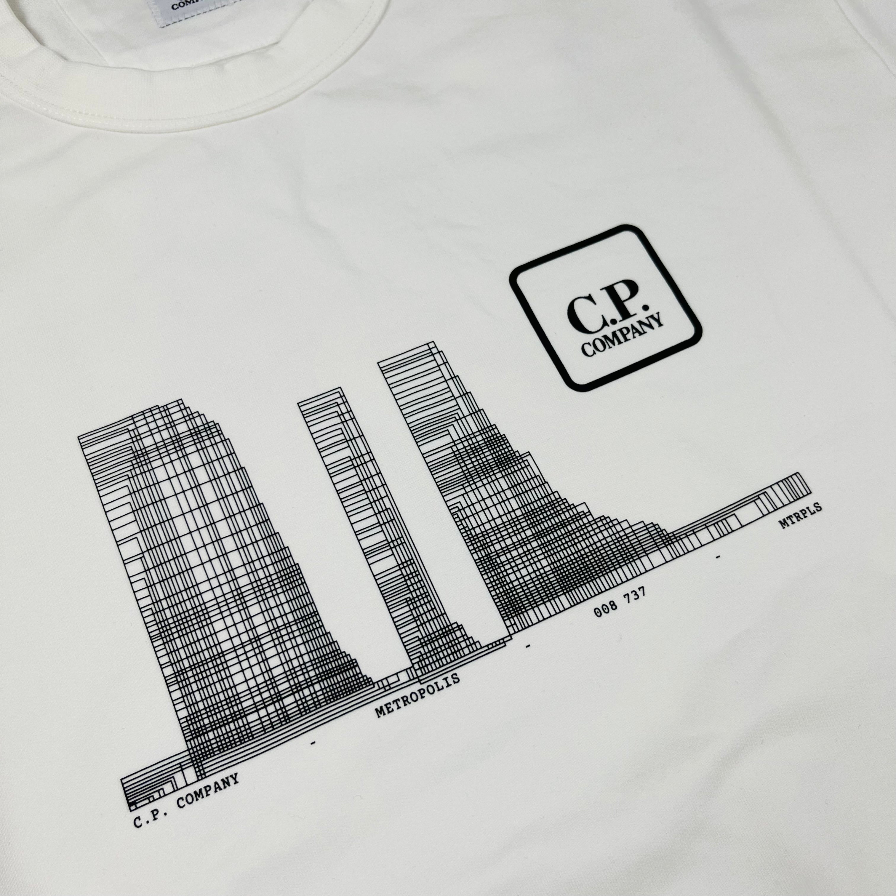 CP Company Metropolis Sweatshirt - White