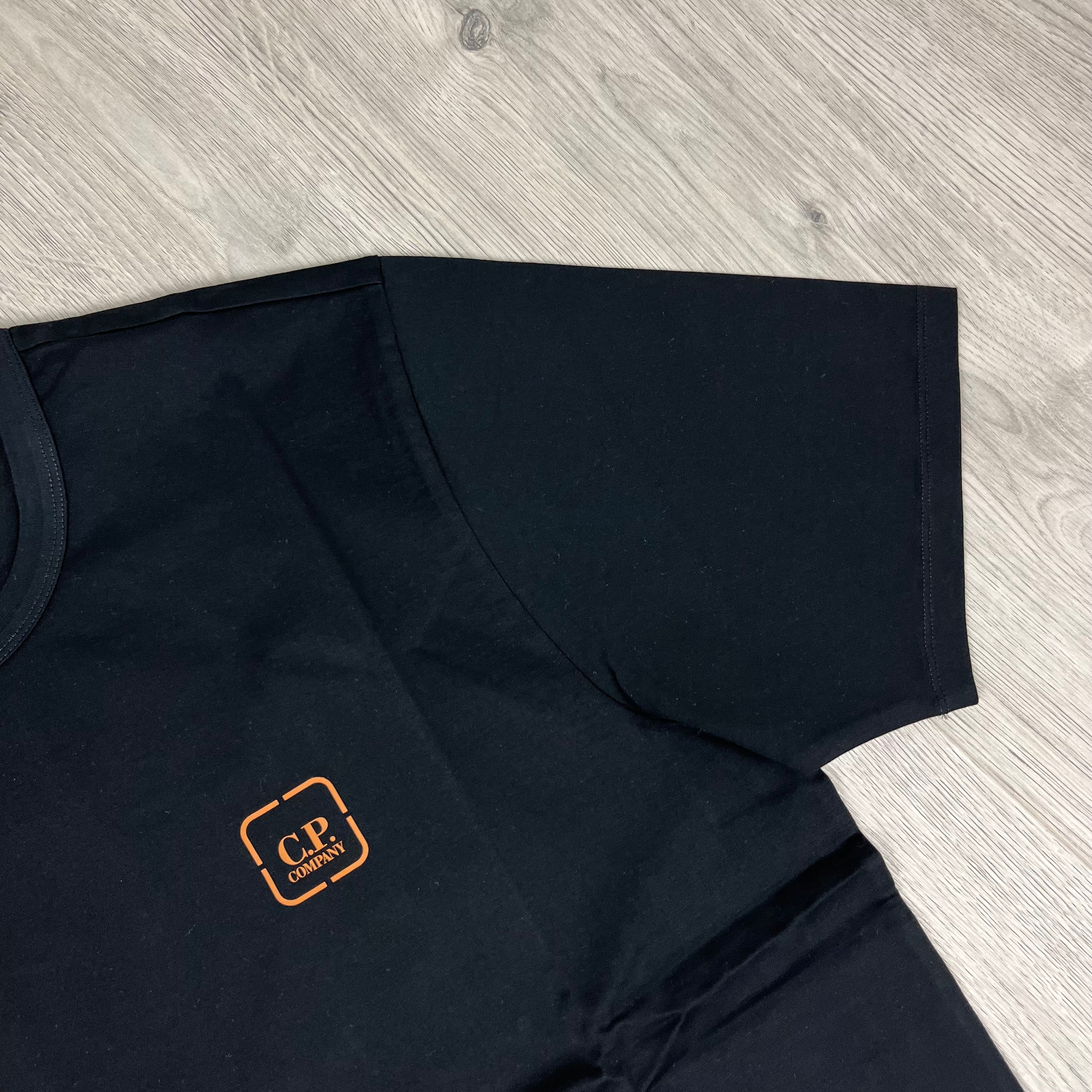 Men's CP Company Metropolis T-Shirt in Black. On sale at Open Attire.