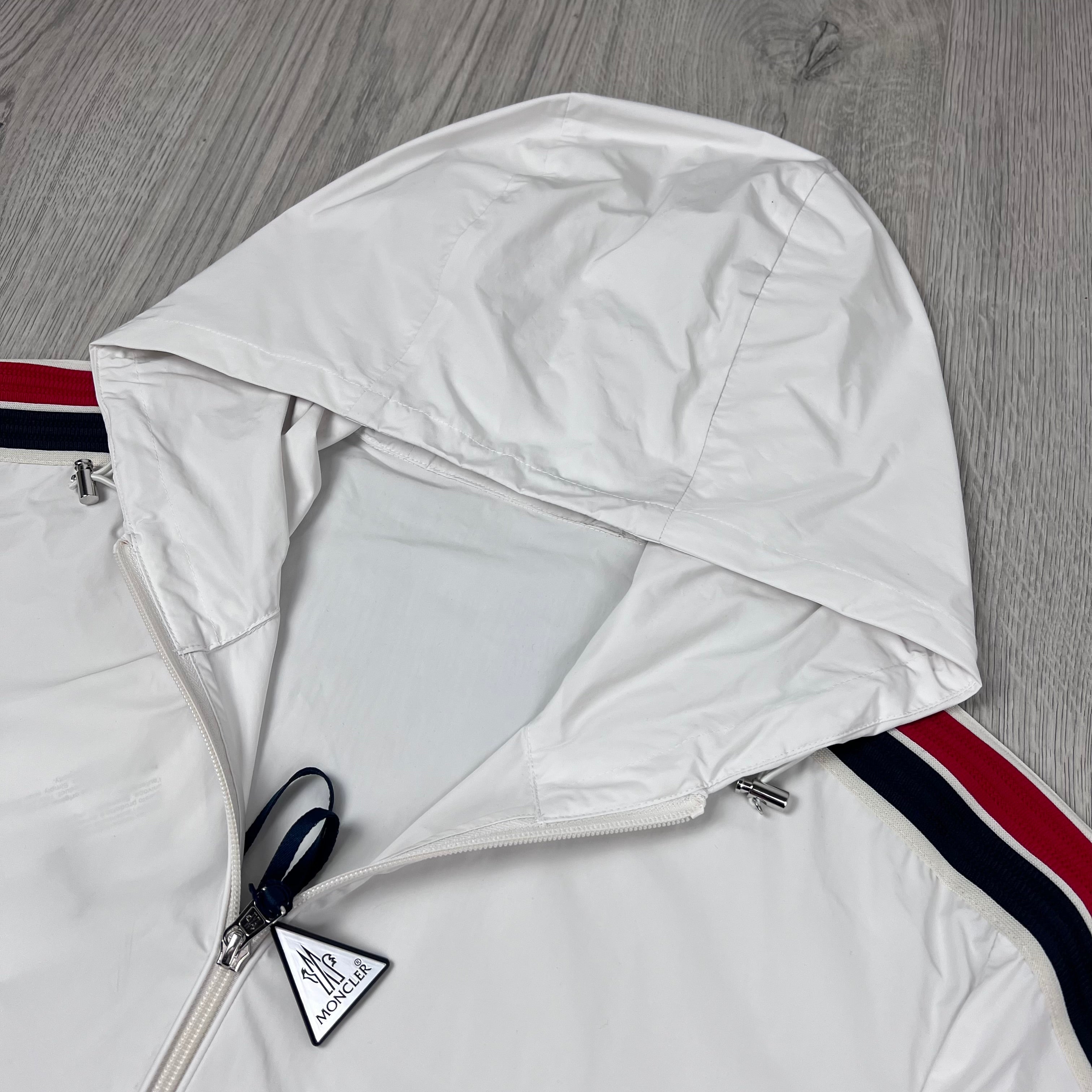 Moncler Olan Jacket in White. On sale at Open Attire.