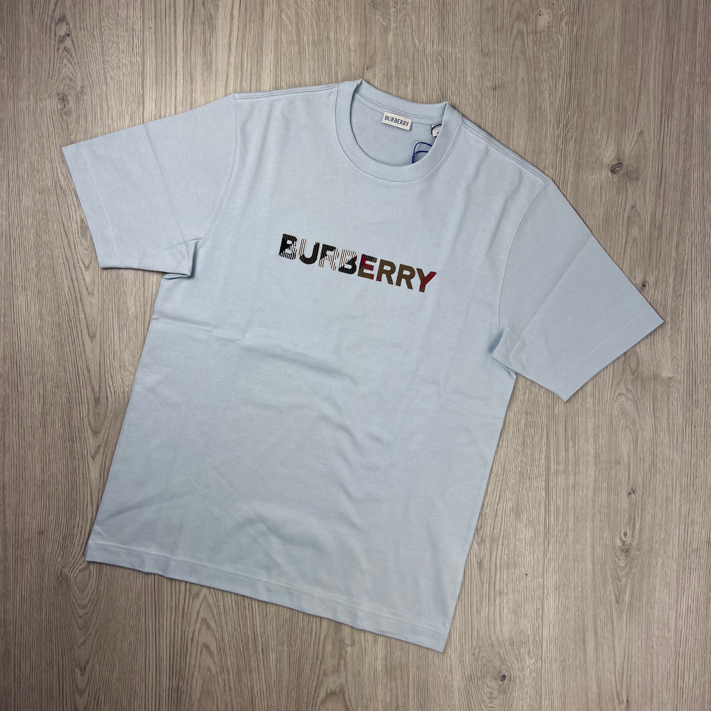 Burberry 'Ellison' T-Shirt - Pale Blue