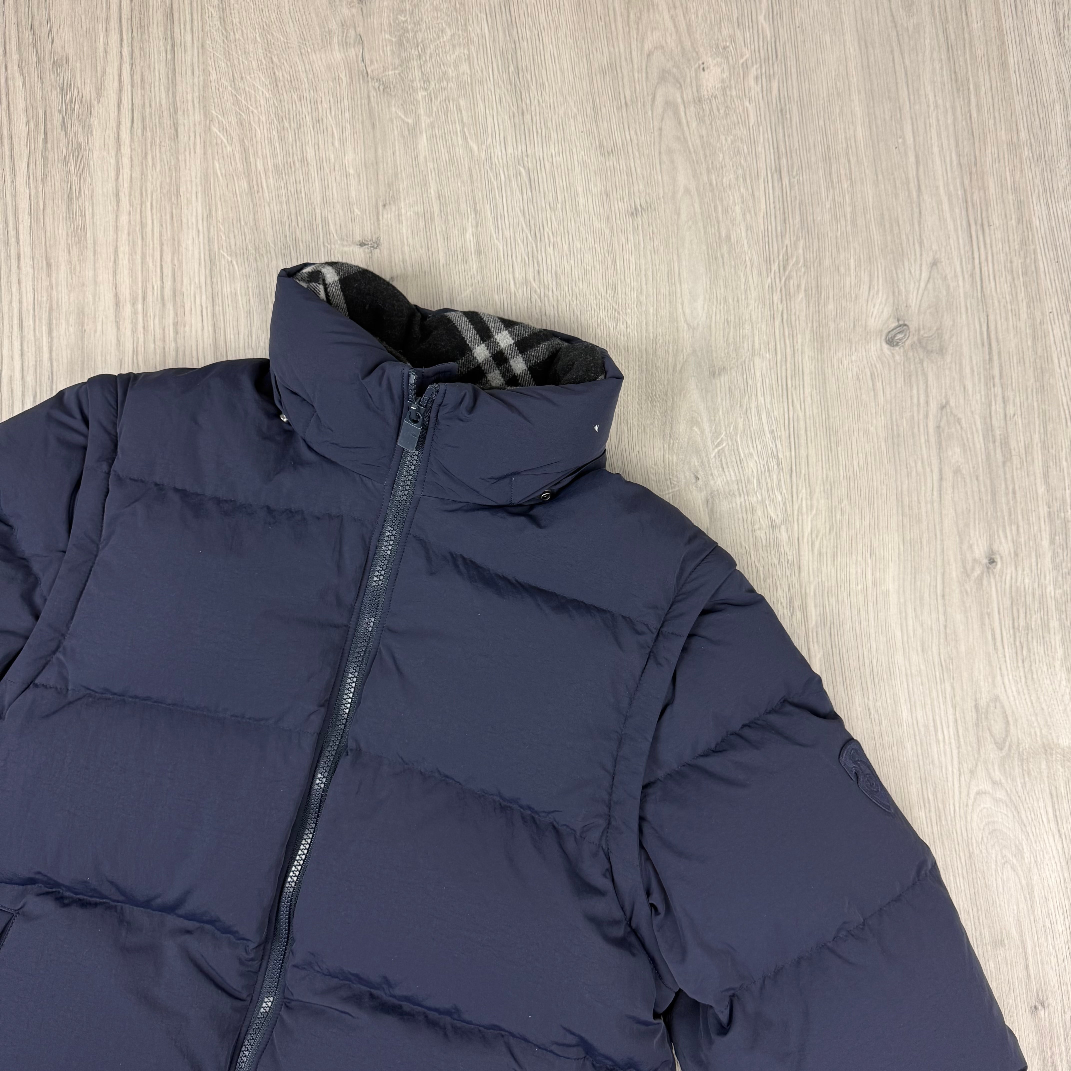 Burberry Detachable Jacket - Navy